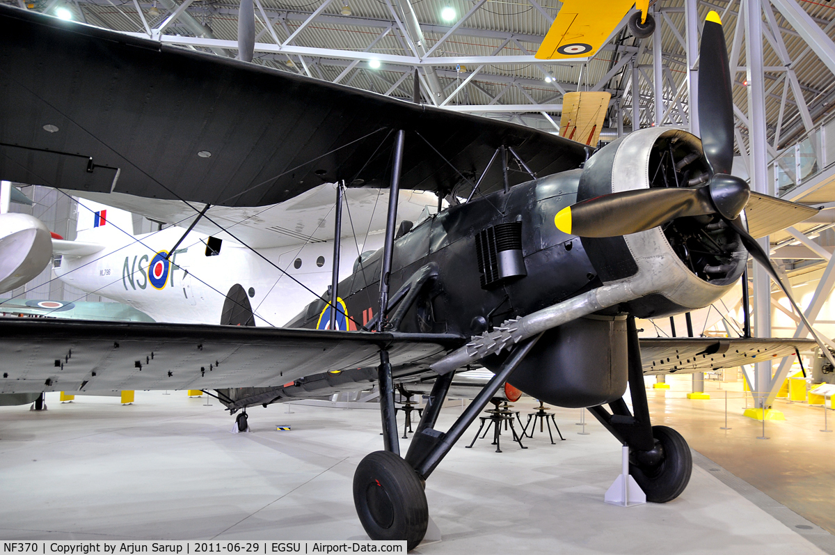 NF370, Fairey Swordfish Mk.III C/N Not found NF370, On display at IWM Duxford.