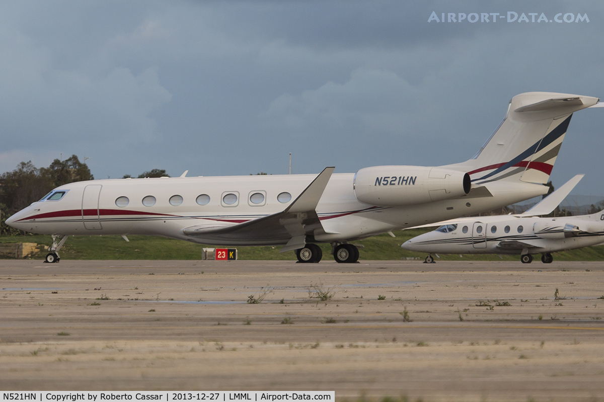 N521HN, 2012 Gulfstream Aerospace G650 (G-VI) C/N 6027, Park 2