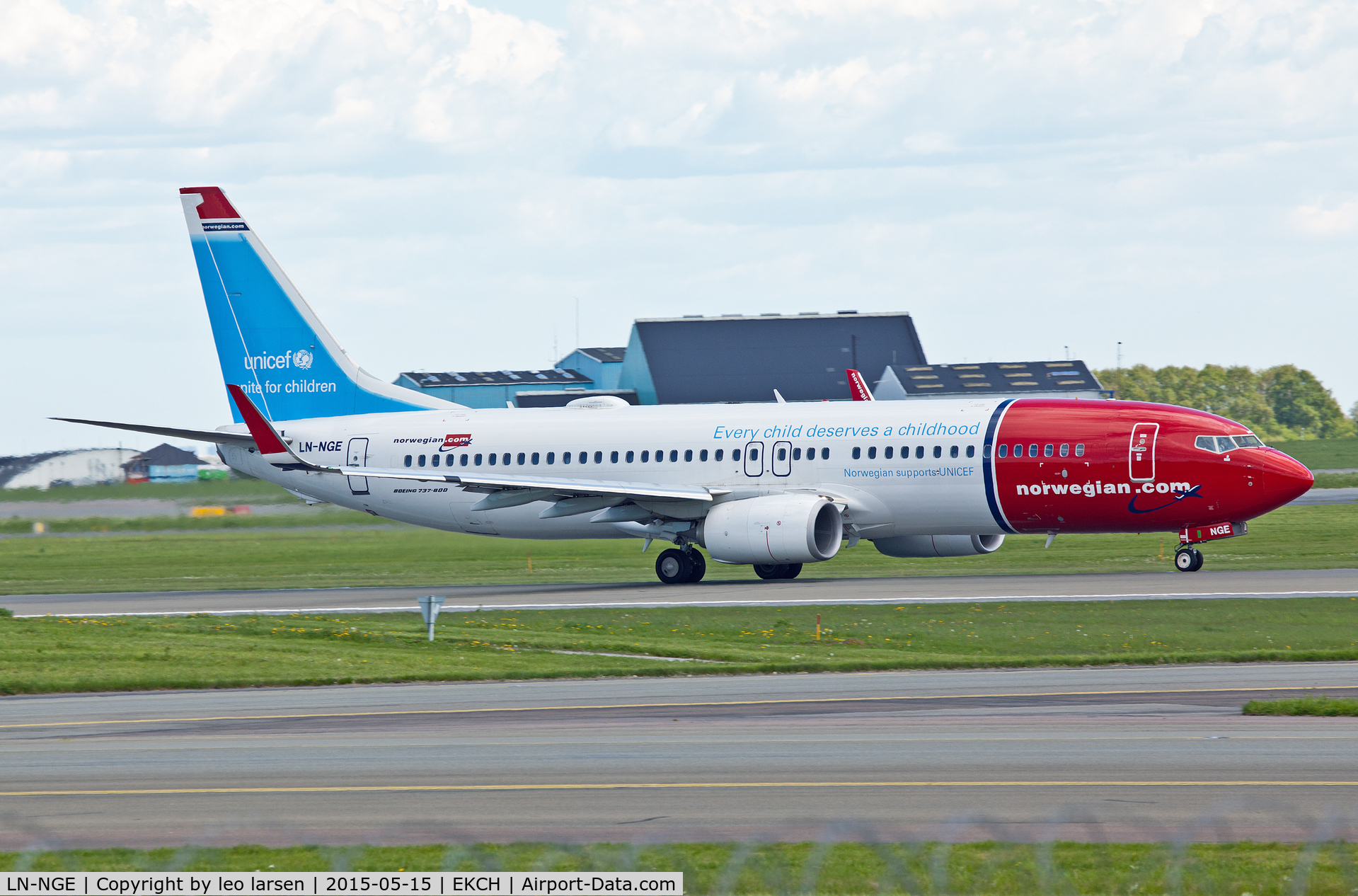 LN-NGE, 2012 Boeing 737-8JP C/N 39050, Copenhagen 15.5.15