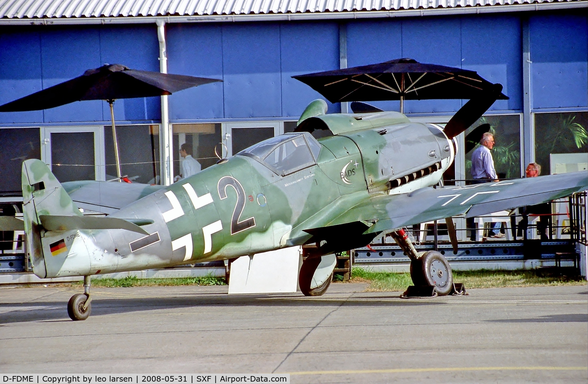 D-FDME, Messerschmitt Bf-109G-10 C/N 151591, Berlin Air Show 31.5.08