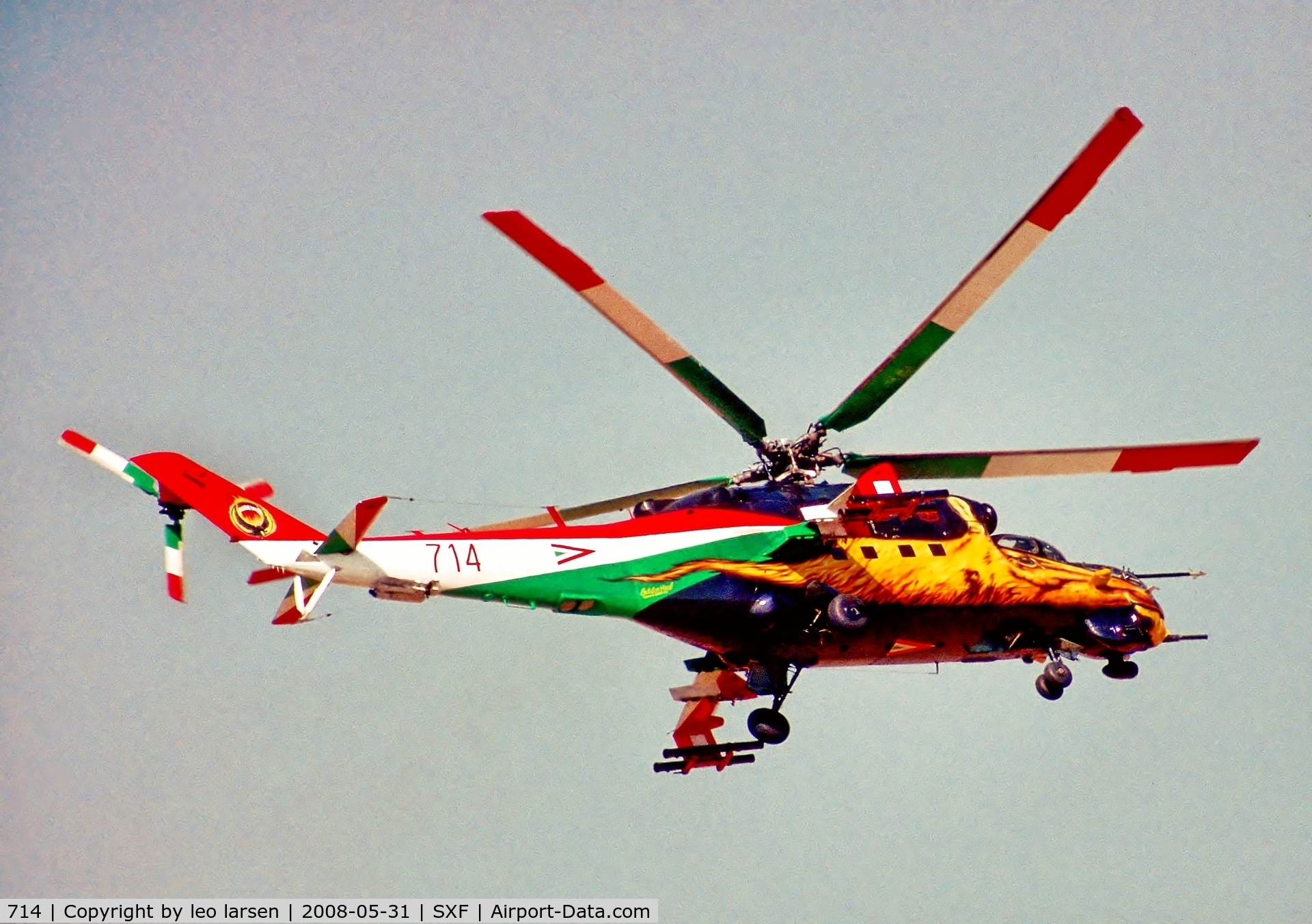 714, 1985 Mil Mi-24V Hind E C/N K220714, Berlin Air Show 31.5.08