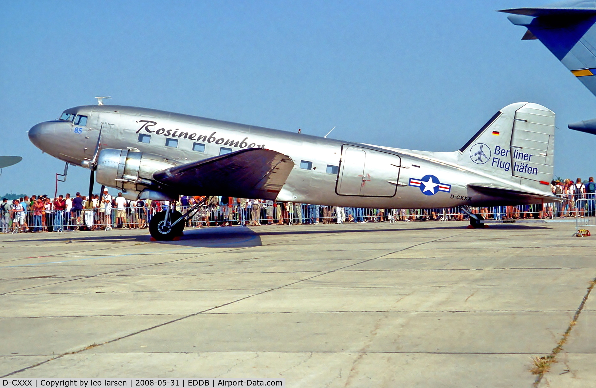 D-CXXX, 1944 Douglas C-47B Dakota 4 (DC-3) C/N 16124/32872, Berlin Air Show 31.5.08