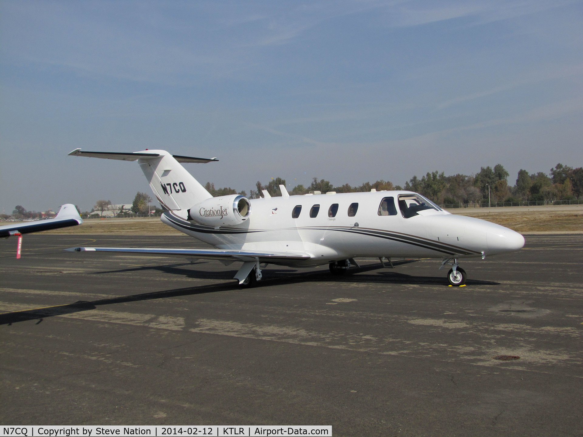 N7CQ, 1993 Cessna 525 CitationJet C/N 525-0004, IBL Aircraft (Marysville, CA) Cessna 525 in for International Ag Expo 2014
