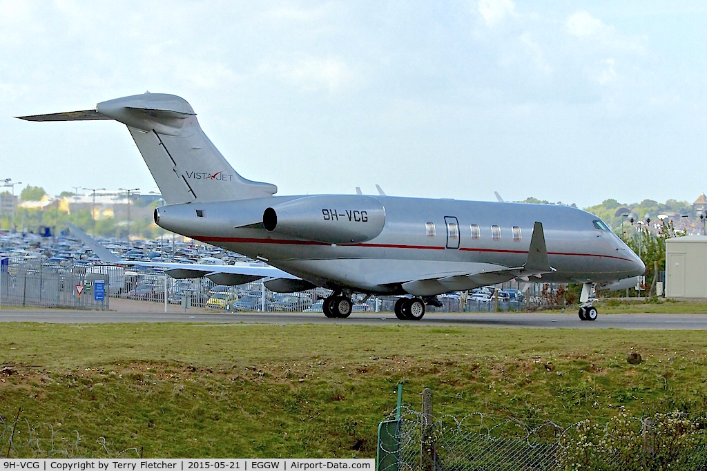 9H-VCG, 2014 Bombardier Challenger 350 (BD-100-1A10) C/N 20545, Bombardier BD-100-1A10 Challenger 350, c/n: 20545 at Luton