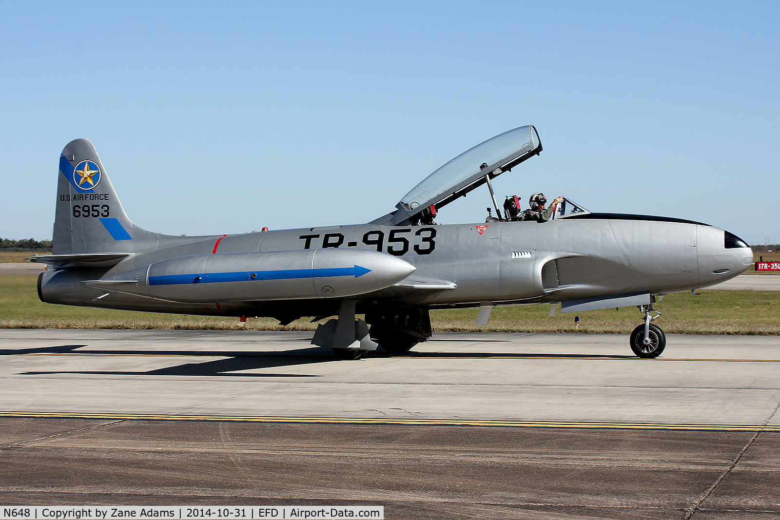 N648, 1952 Lockheed T-33A Shooting Star C/N 580-6285, At the 2014 Wings Over Houston Airshow - Ellington Field