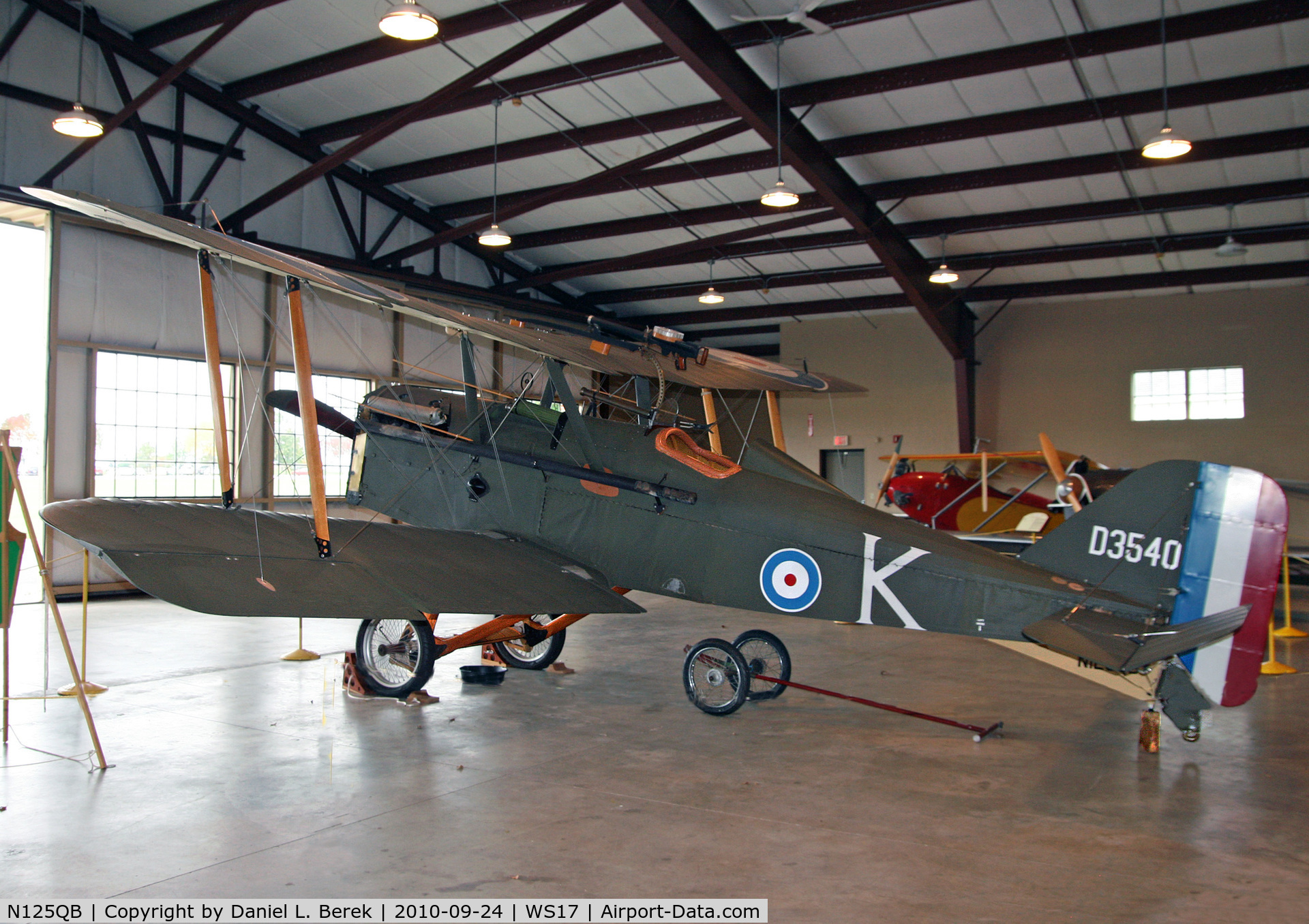 N125QB, Royal Aircraft Factory SE-5A Replica C/N D3540, Nice running into this fine replica of one of my favorite World War I aircraft!