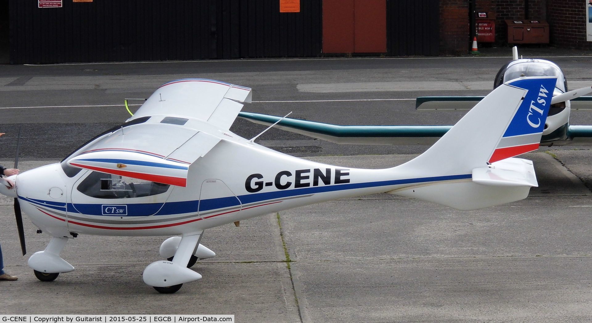 G-CENE, 2007 Flight Design CTSW C/N 8273, City Airport Manchester
