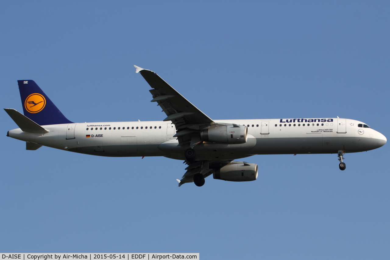 D-AISE, 2000 Airbus A321-231 C/N 1214, Lufthansa