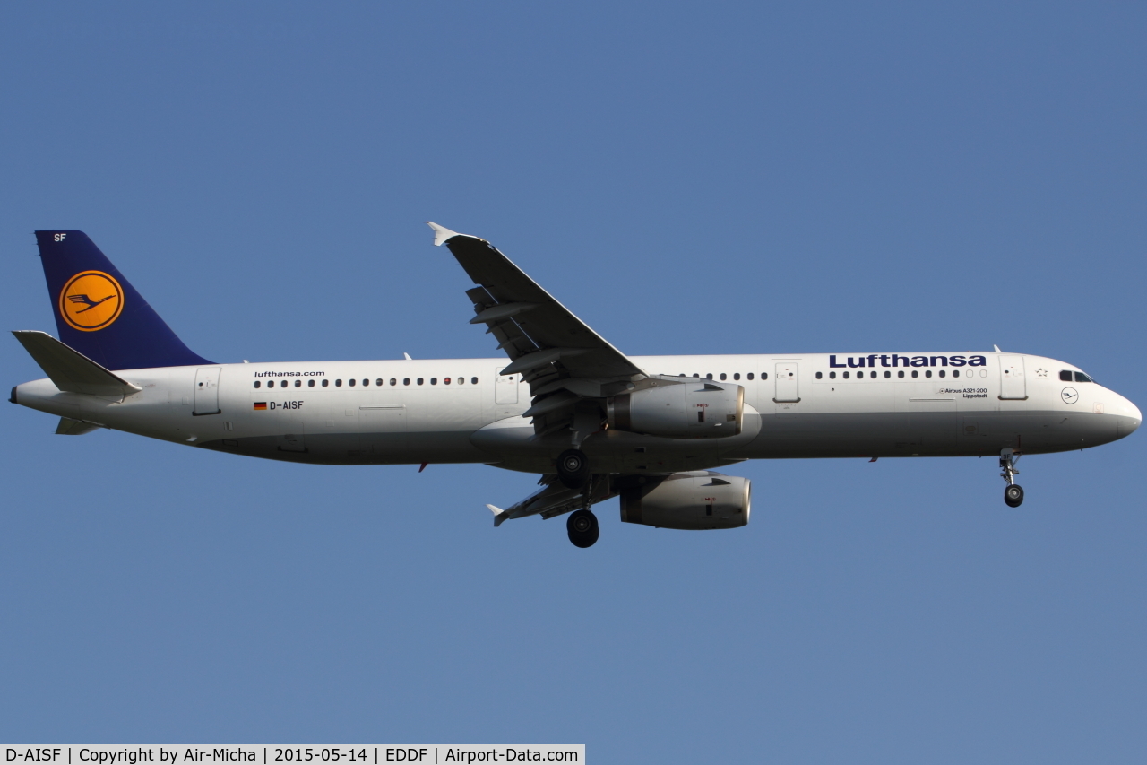 D-AISF, 2000 Airbus A321-231 C/N 1260, Lufthansa