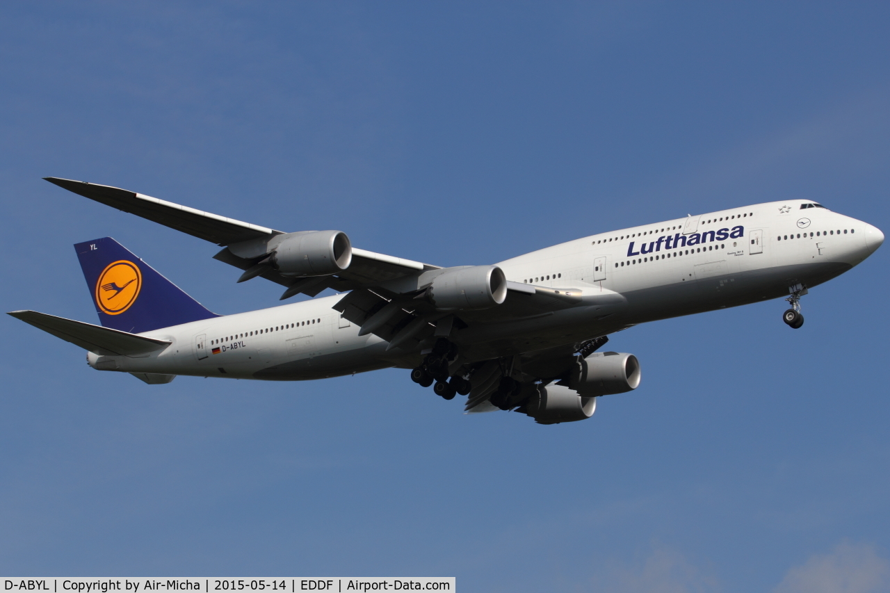 D-ABYL, 2014 Boeing 747-830 C/N 37836, Lufthansa
