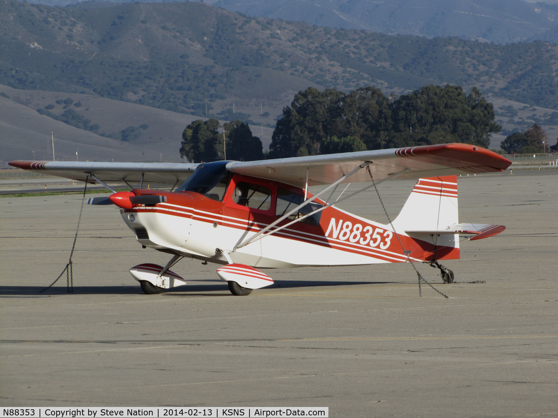 N88353, 1975 Bellanca 7KCAB Citabria C/N 521-75, Amelia Reid Aviation LLC (San Jose, CA) Bellanca 7KCAB operating out of Salinas Municipal Airport, CA