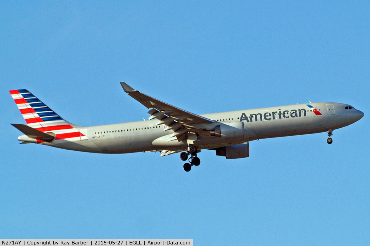 N271AY, 2000 Airbus A330-323 C/N 0323, Airbus A330-323X [323] (American Airlines) Home~G 27/05/2015. On approach 27L.