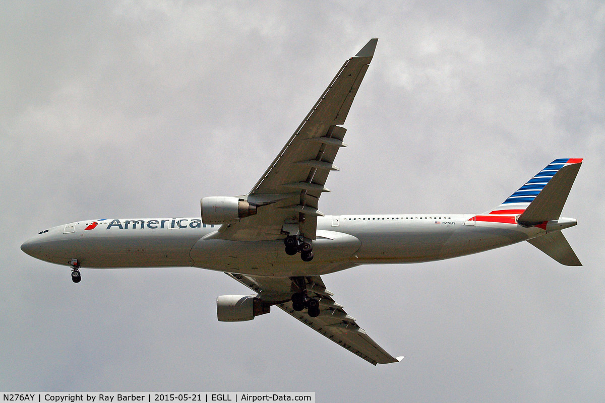 N276AY, 2000 Airbus A330-323 C/N 375, Airbus A330-323X [375] (American Airlines) Home~G 21/05/2015. On approach 27R.