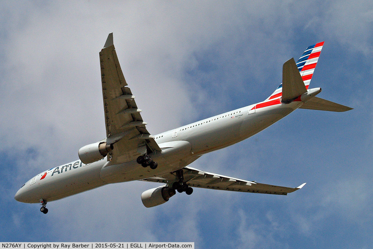 N276AY, 2000 Airbus A330-323 C/N 375, Airbus A330-323X [375] (American Airlines) Home~G 21/05/2015. On approach 27R.