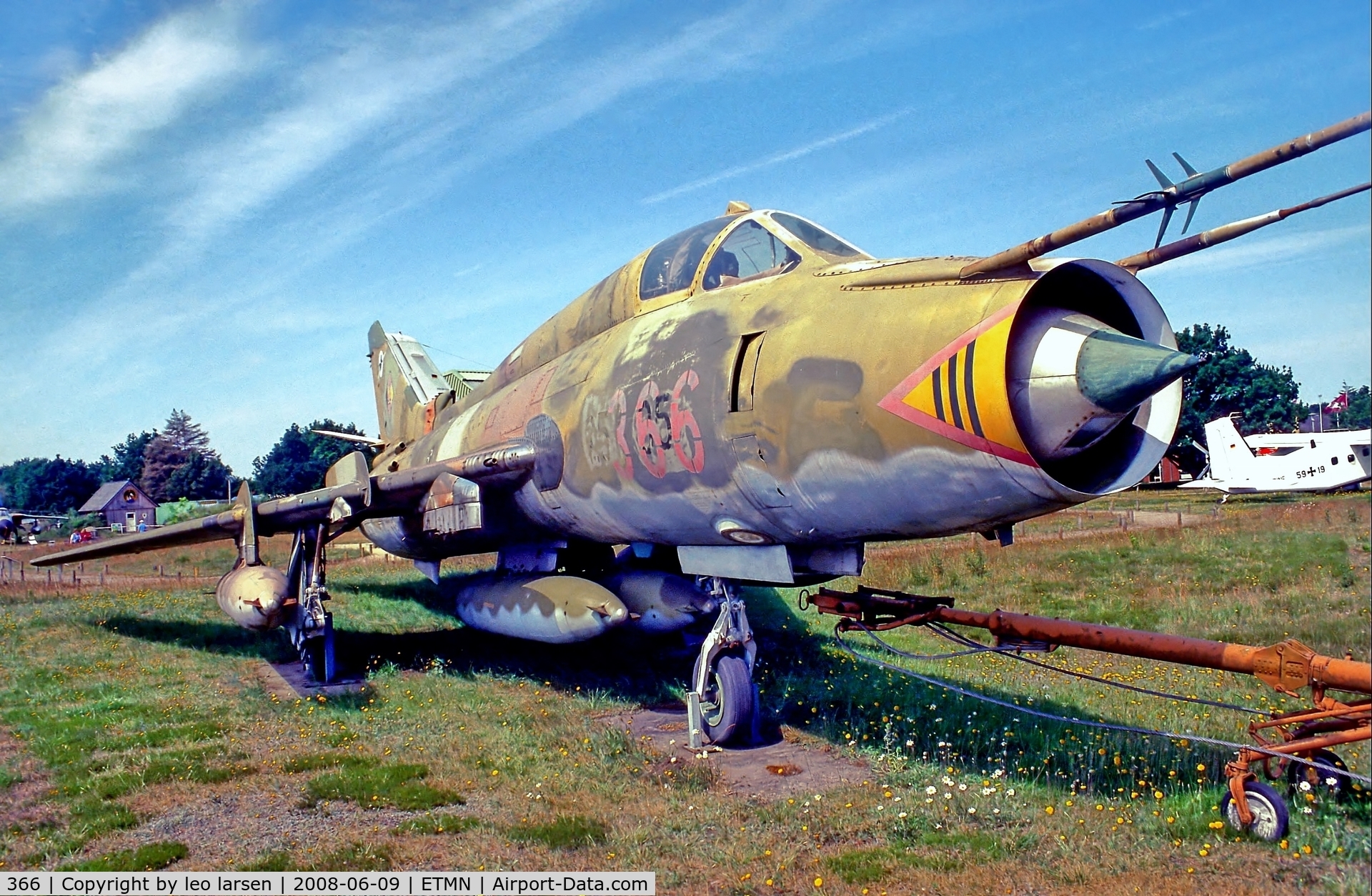 366, Sukhoi Su-22M-4 C/N 25512, Aeronauticum Museum Nordholz 9.6.08
