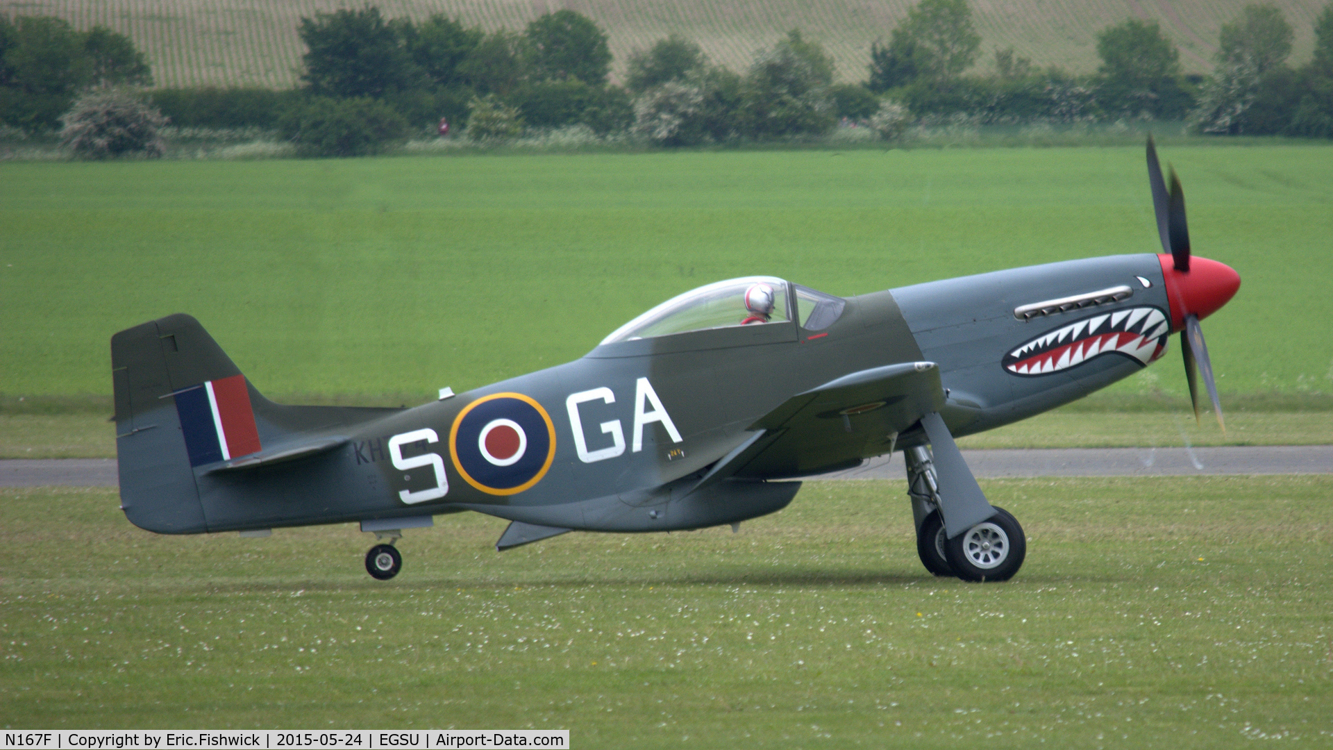 N167F, 1944 North American P-51D Mustang C/N 122-40417, 2. N167F - (Norwegian Spitfire Foundation) at The IWM VE Day Anniversary Air Show, May 2015.