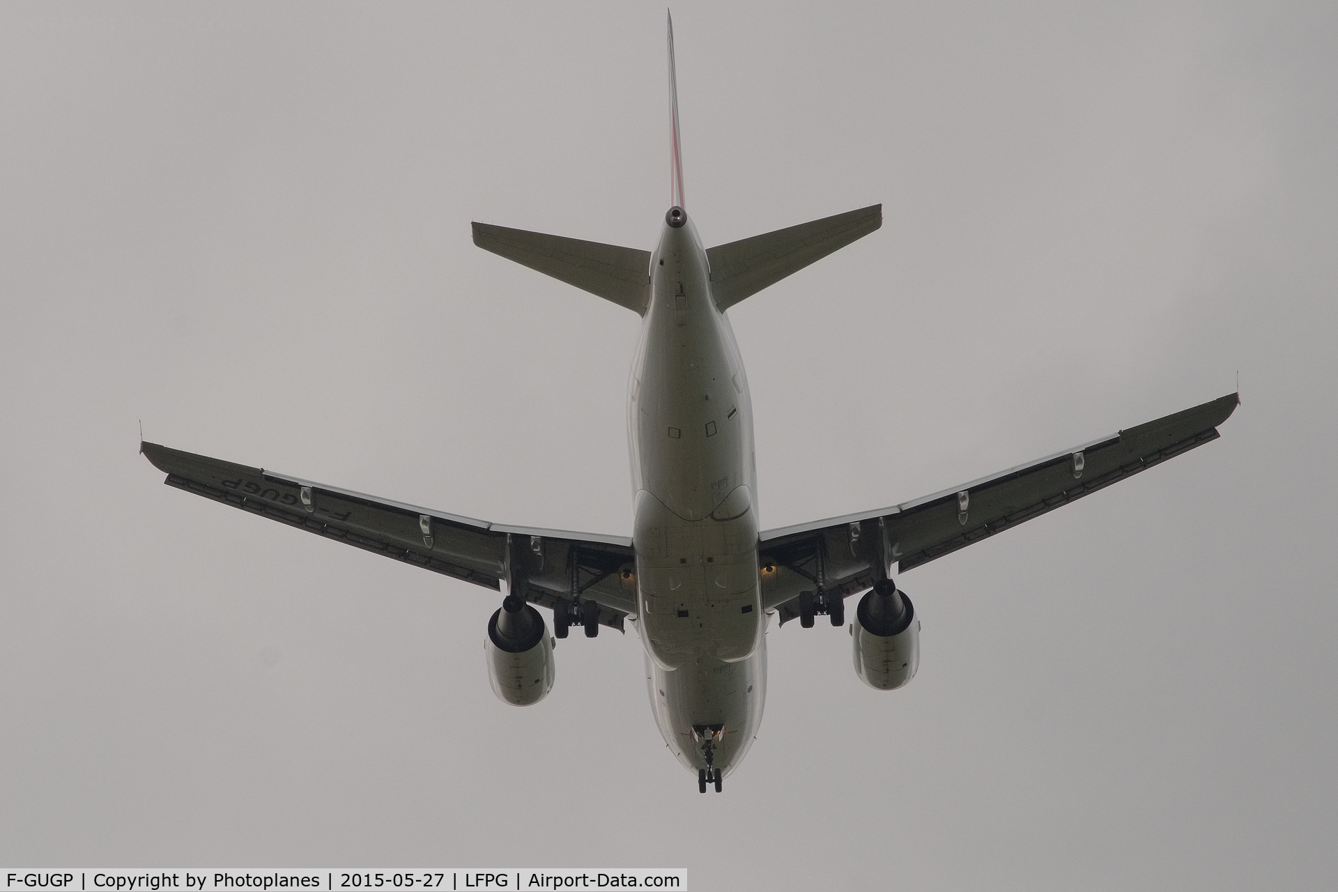 F-GUGP, 2006 Airbus A318-111 C/N 2967, cdg approach