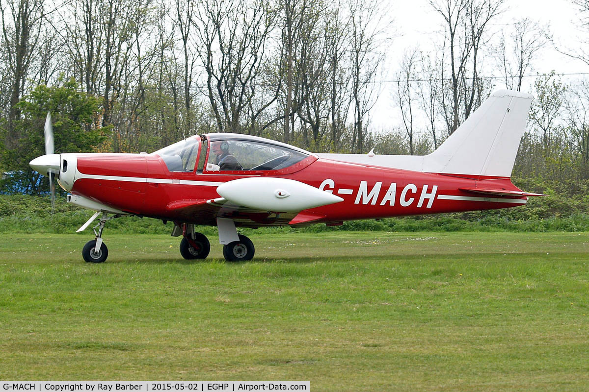 G-MACH, 1968 SIAI-Marchetti F-260 C/N 114, SIAI-Marchetti SF.260 [114] Popham~G 02/05/2015