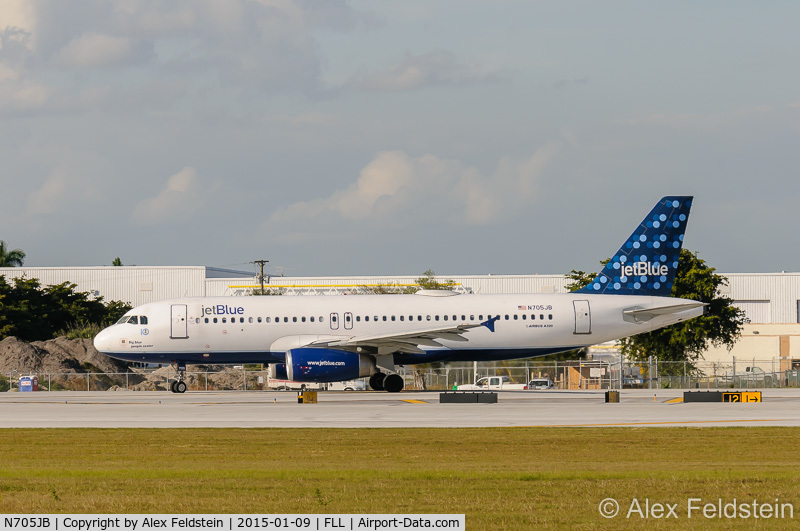 N705JB, 2008 Airbus A320-232 C/N 3416, Ft. Lauderdale