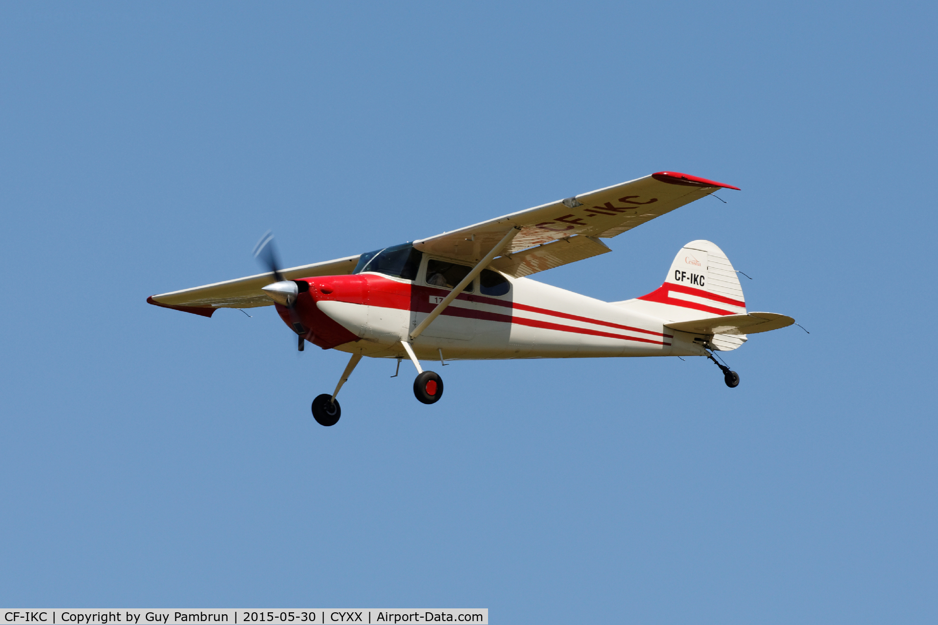 CF-IKC, 1953 Cessna 170B C/N 26048, Landing