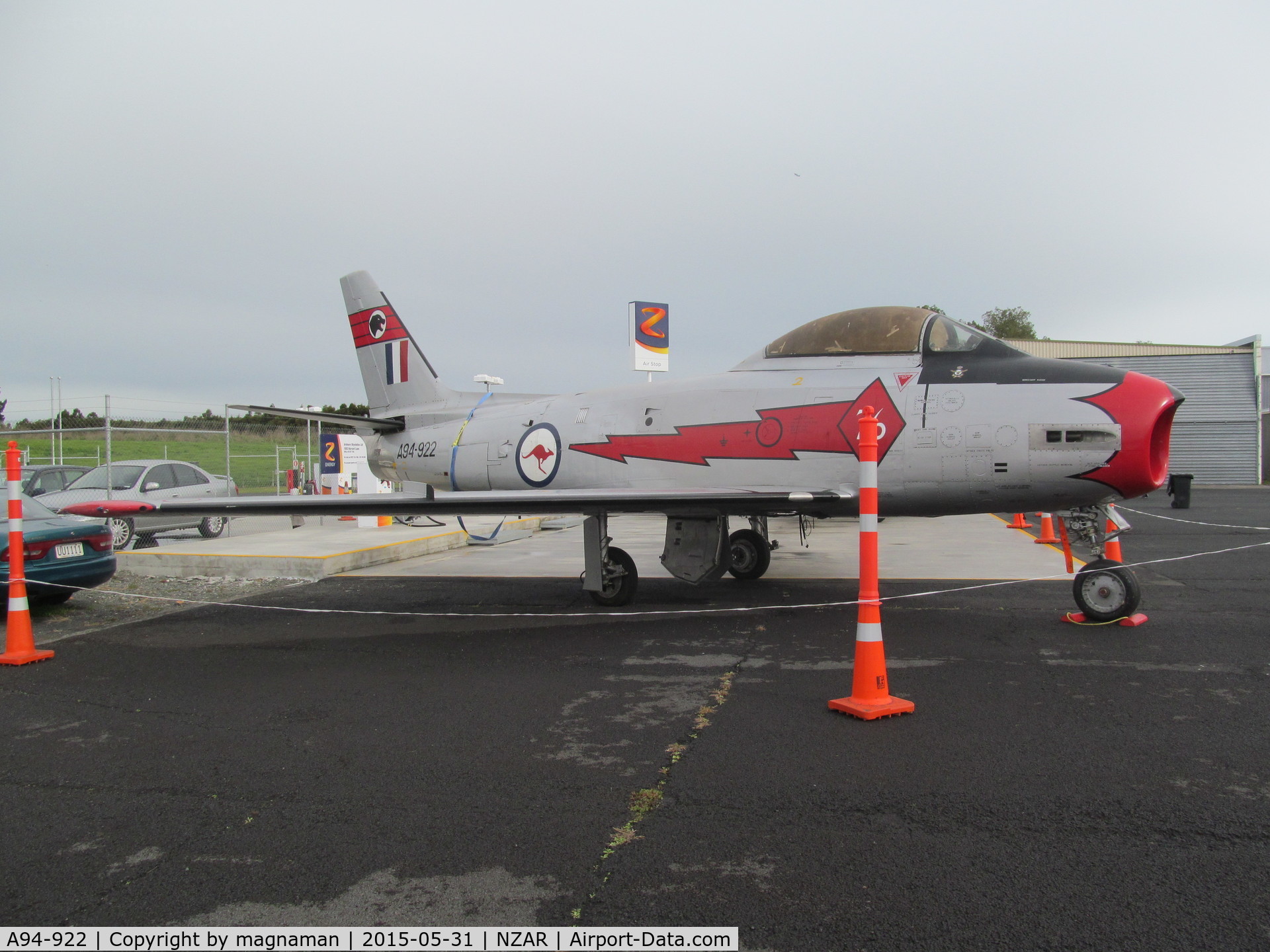 A94-922, 1955 Commonwealth CA-27 Sabre Mk.31 C/N CA27-22, Out of hangar for first time in years during open day