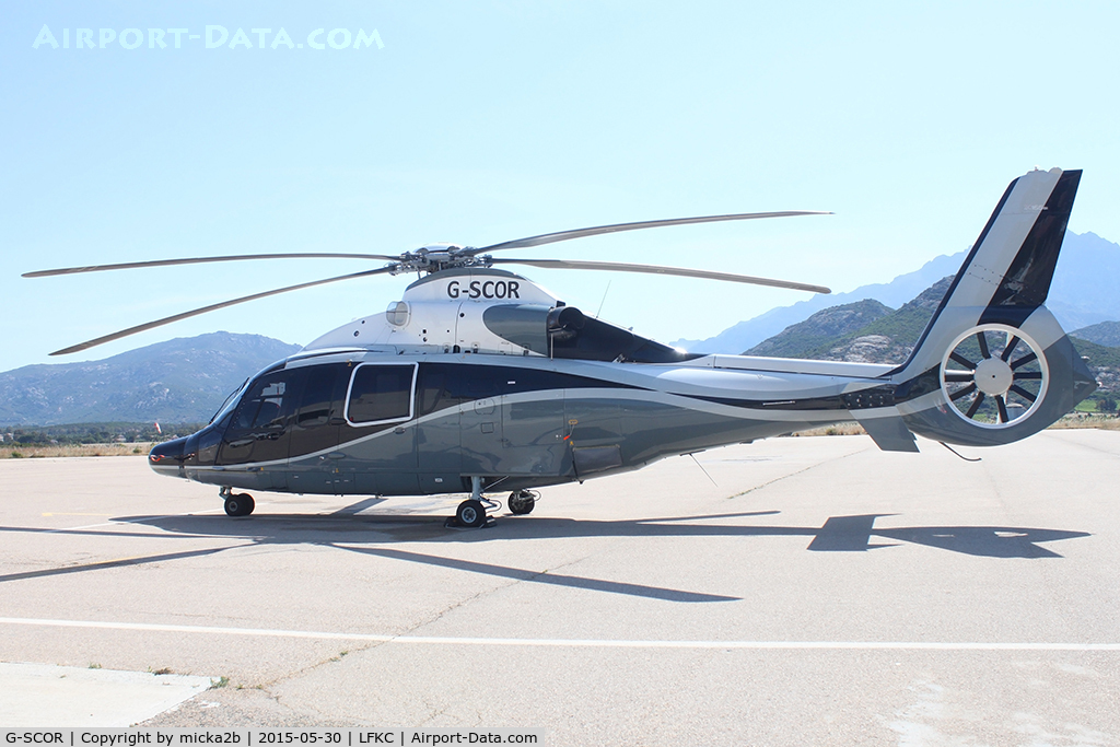 G-SCOR, 2013 Eurocopter EC-155B-1 C/N 6968, Parked