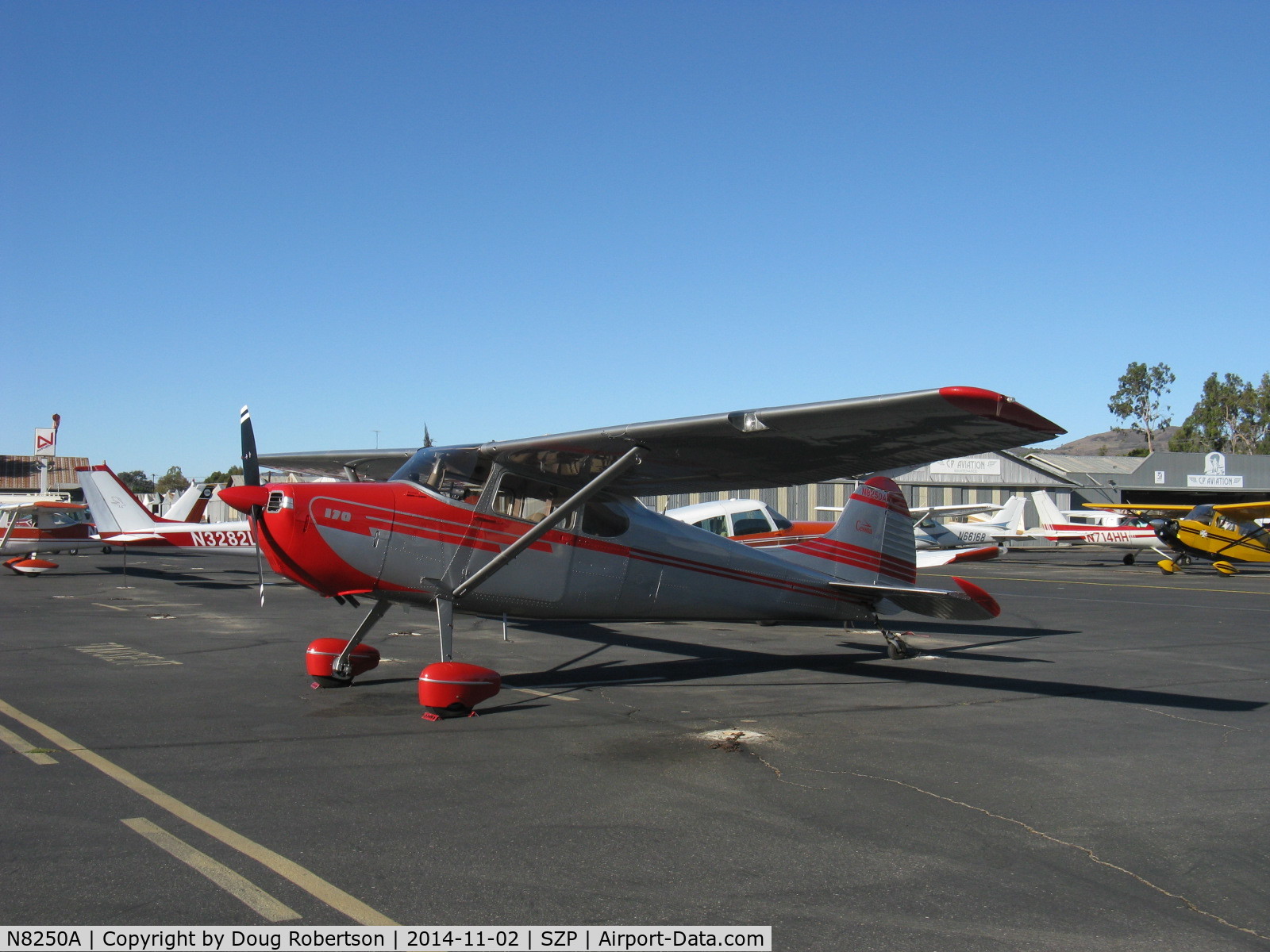 N8250A, 1952 Cessna 170B C/N 25102, 1952 Cessna 170B, Continental C-145-2 145 Hp 6 cylinder