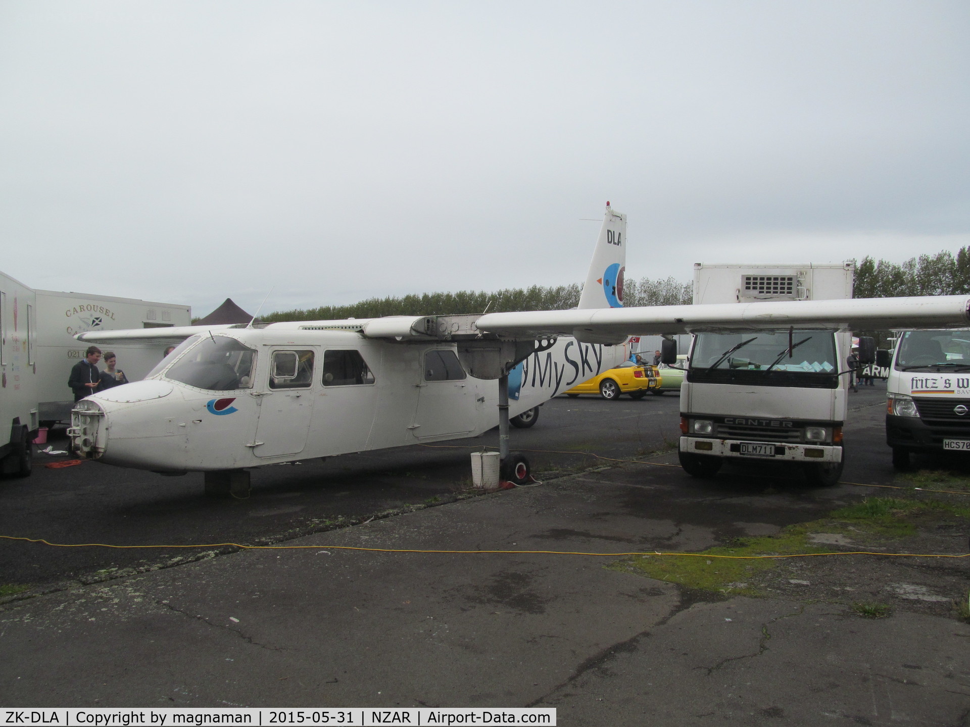 ZK-DLA, Pilatus Britten-Norman BN-2B-26 Islander C/N 2131, not sure if to be scrapped or rebuilt