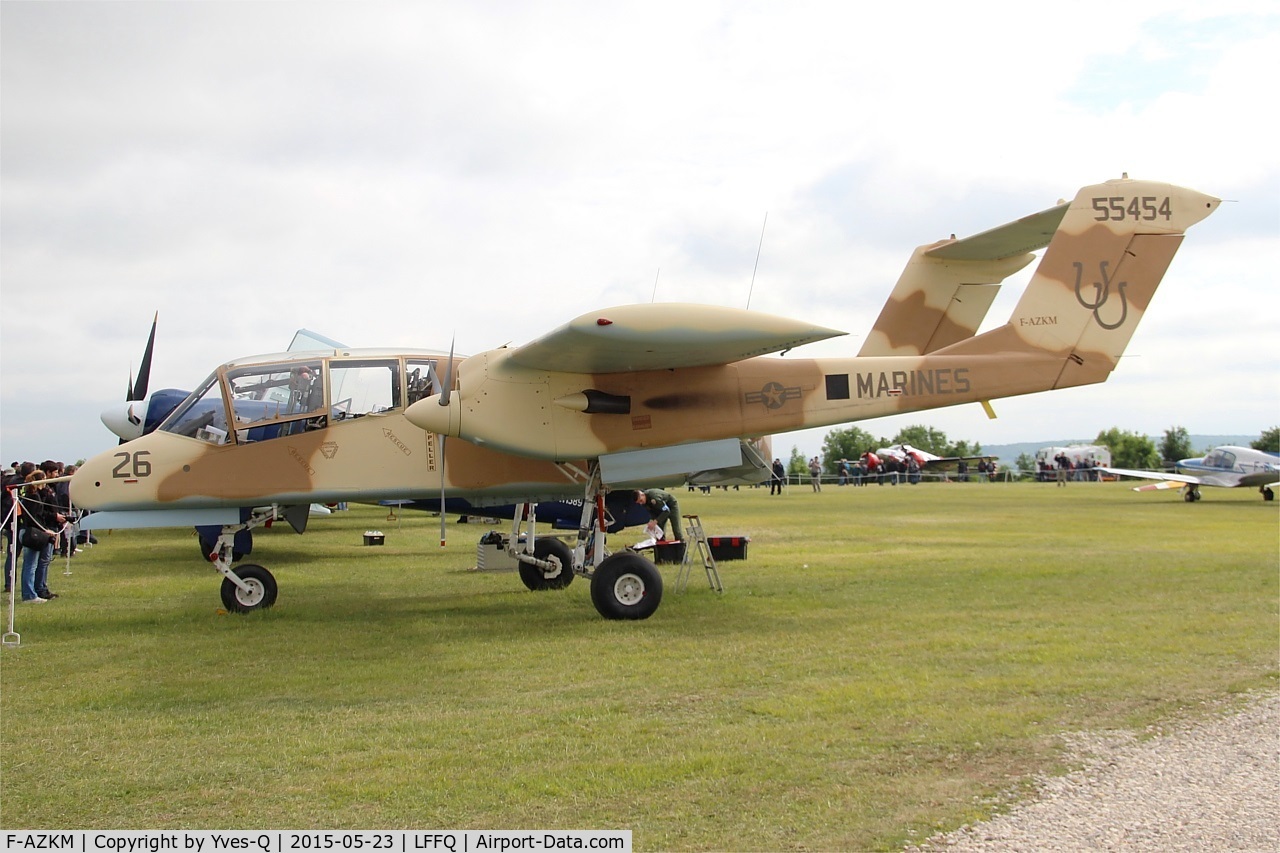 F-AZKM, 1971 North American OV-10B Bronco C/N 338-9 (305-65), North American OV-10B Bronco, La Ferté-Alais airfield (LFFQ) Airshow 2015