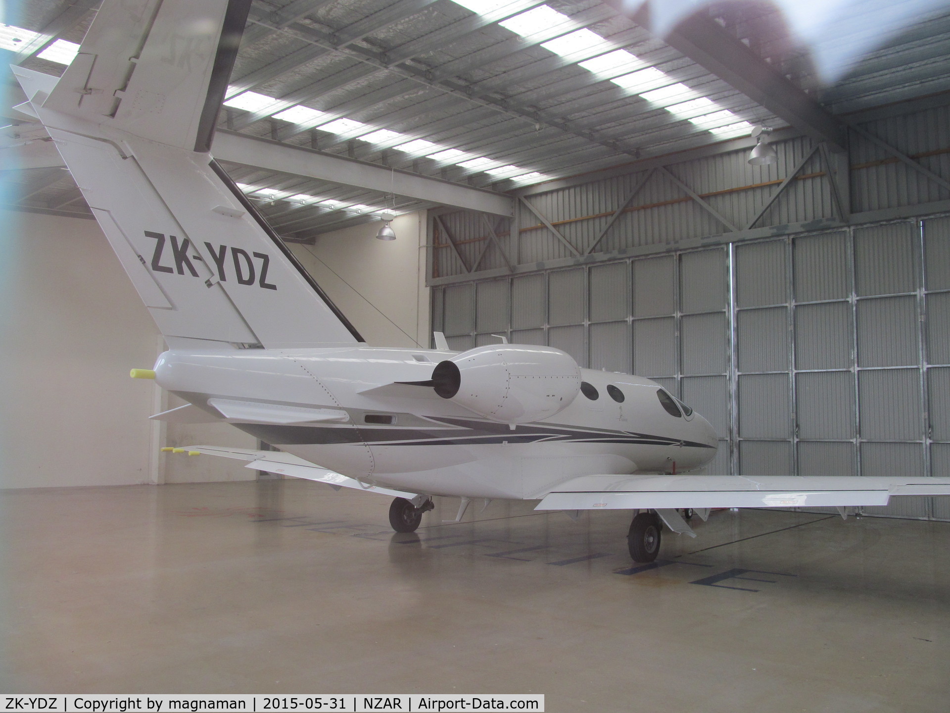ZK-YDZ, 2008 Cessna 510 Citation Mustang Citation Mustang C/N 510-0070, Hiding in owner's hangar at Ardmore - ex VH-YDZ so no expense spared on painting new registration!!