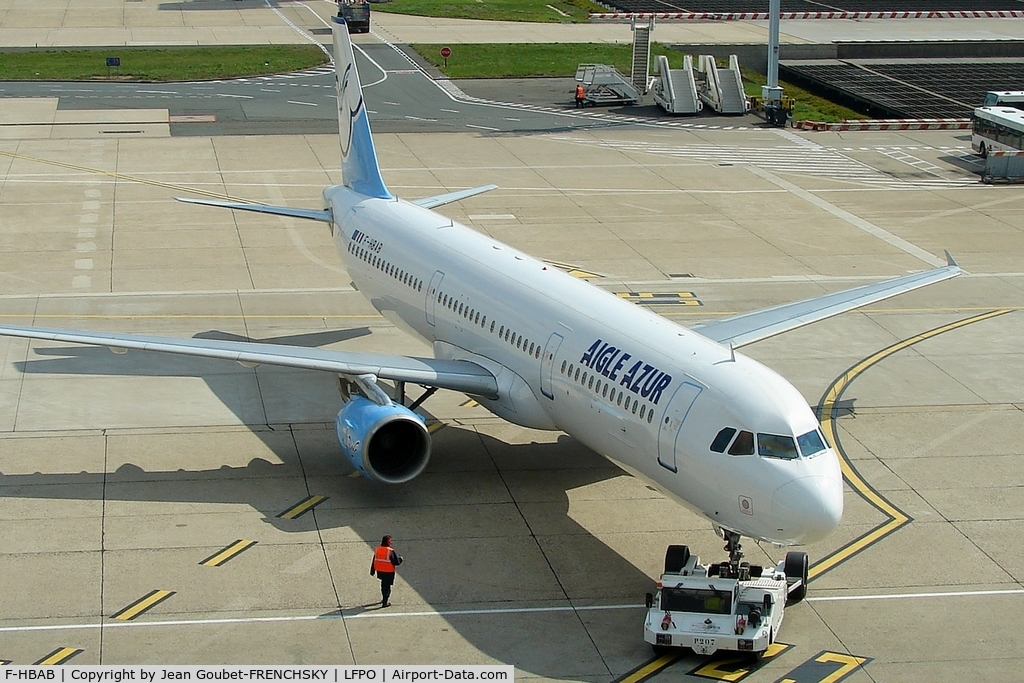 F-HBAB, 1998 Airbus A321-211 C/N 823, Aigle Azur push to Alger