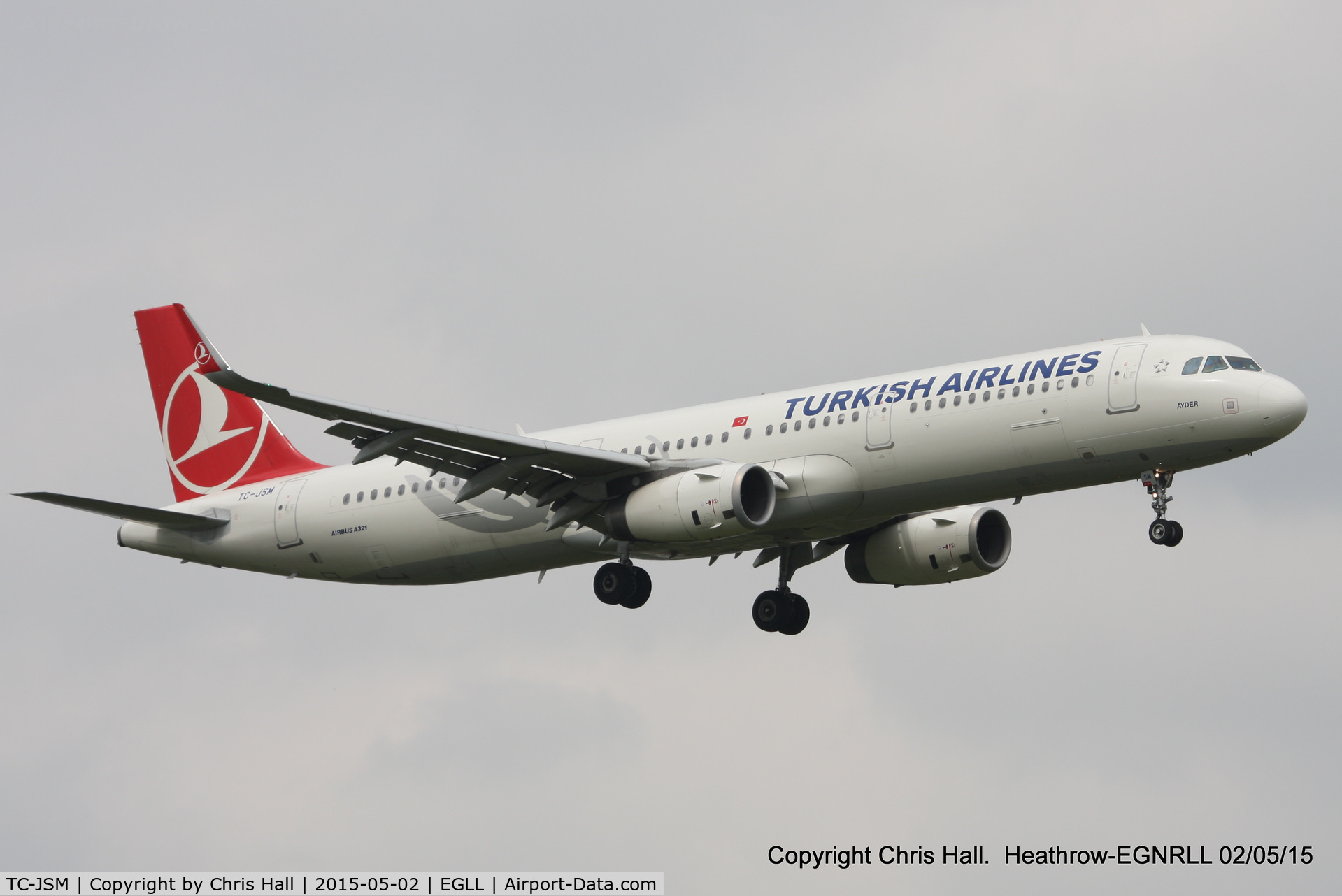 TC-JSM, 2013 Airbus A321-231 C/N 5689, Turkish Airlines
