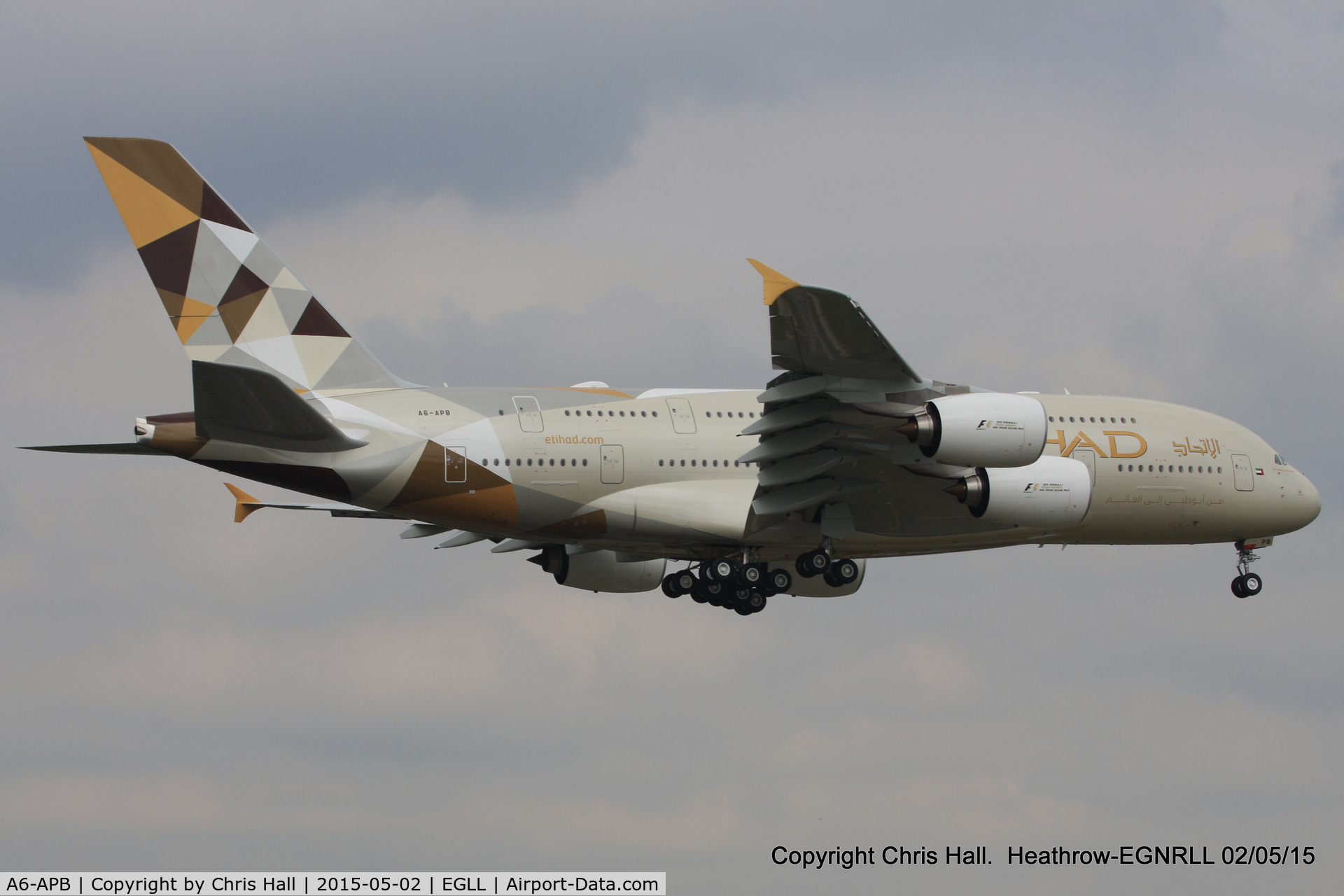 A6-APB, 2014 Airbus A380-861 C/N 170, Etihad