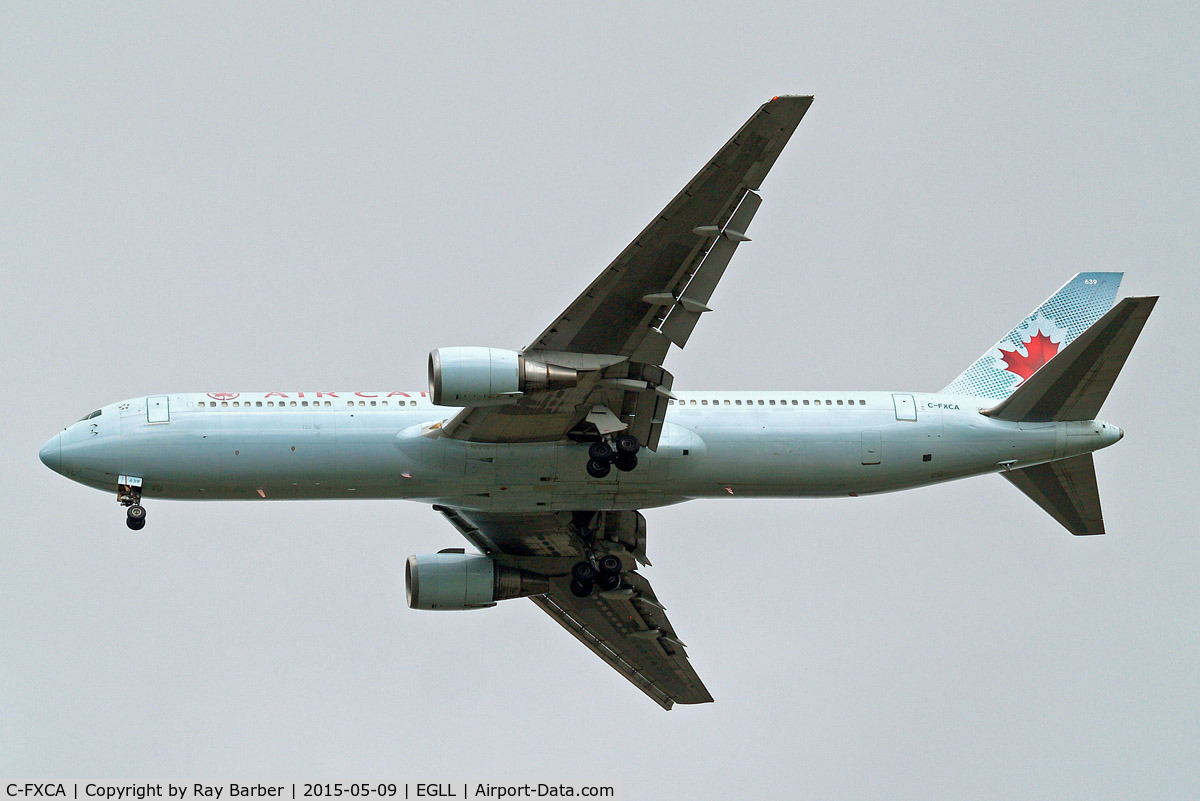 C-FXCA, 1990 Boeing 767-375/ER C/N 24574, Boeing 767-375ER [24574] (Air Canada) Home~G 09/05/2015. On approach 27R.