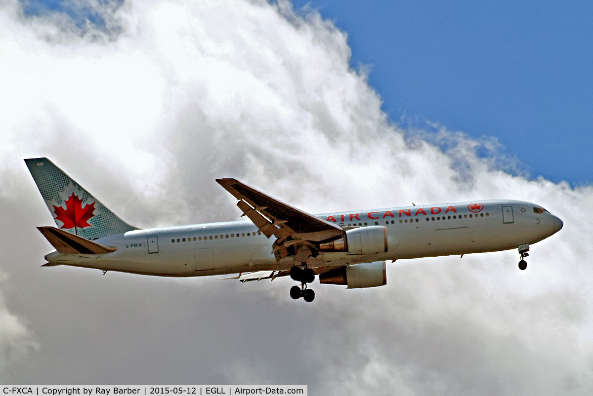 C-FXCA, 1990 Boeing 767-375/ER C/N 24574, Boeing 767-375ER [24574] (Air Canada) Home~G 12/05/2015. On approach 27L.