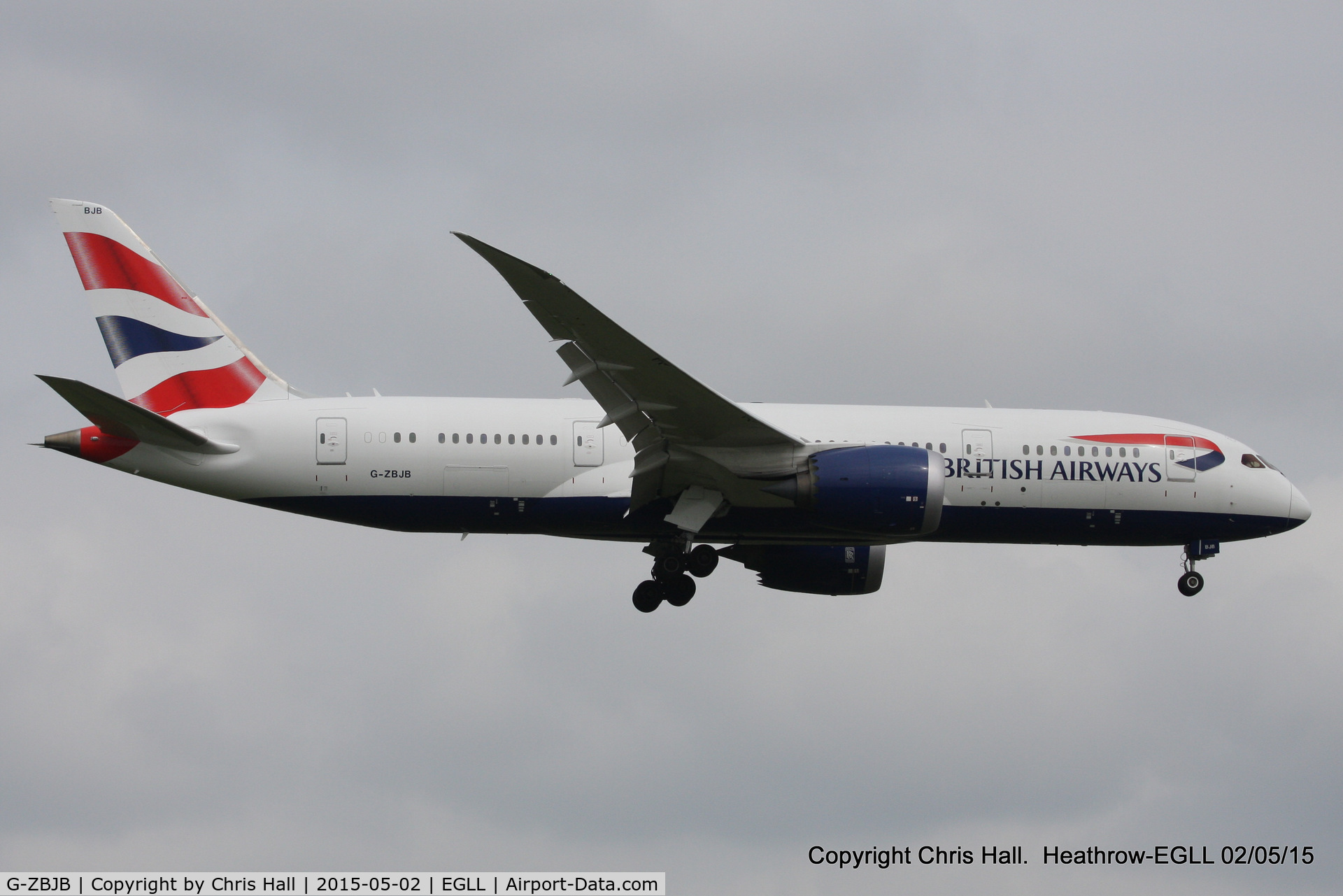 G-ZBJB, 2013 Boeing 787-8 Dreamliner C/N 38610, British Airways