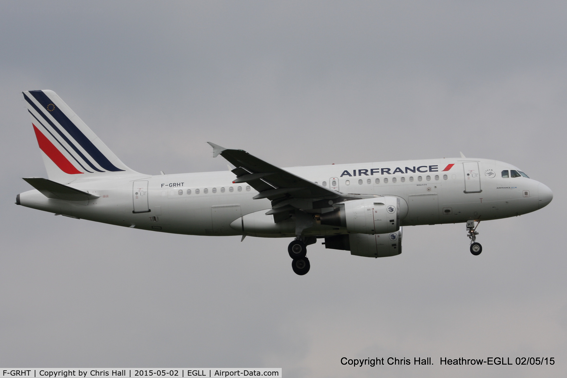 F-GRHT, 2001 Airbus A319-111 C/N 1449, Air France