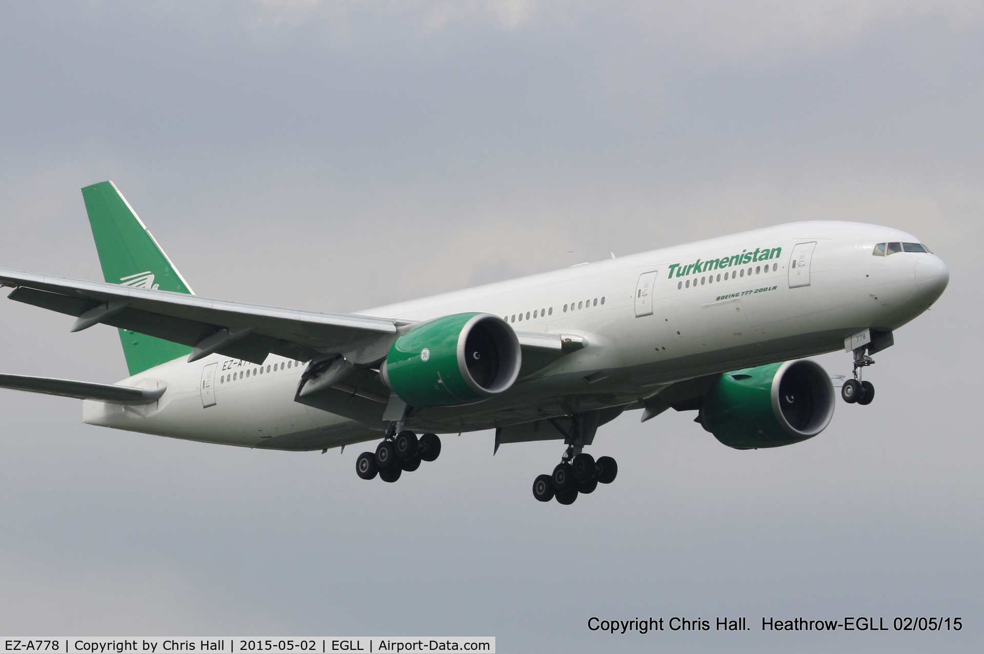 EZ-A778, 2014 Boeing 777-22K/LR C/N 42296, Turkmenistan Airlines