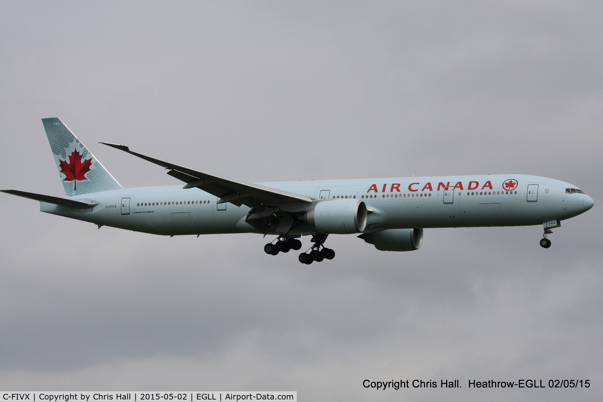 C-FIVX, 2013 Boeing 777-333/ER C/N 42219, Air Canada