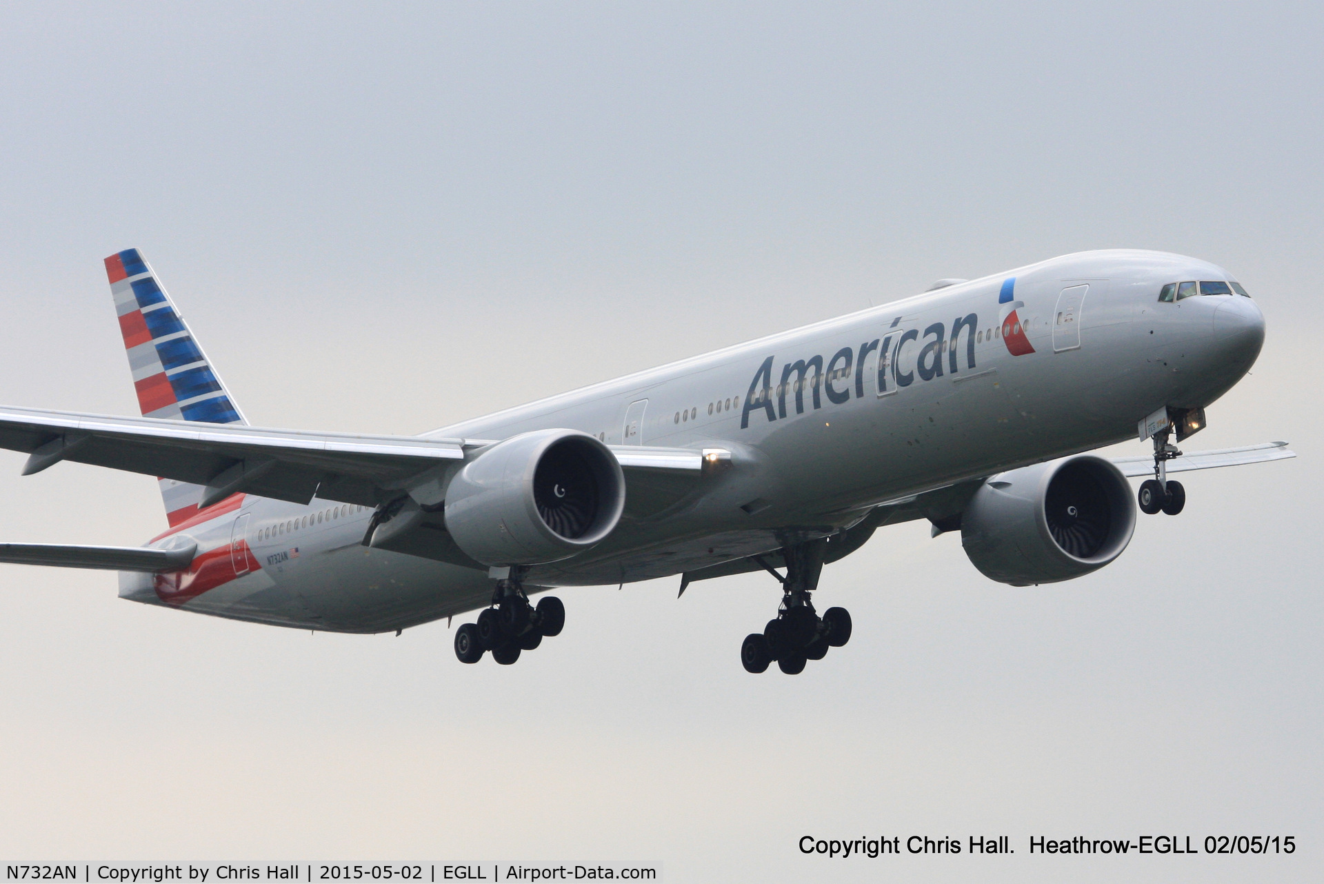 N732AN, 2014 Boeing 777-323/ER C/N 31549, American Airlines