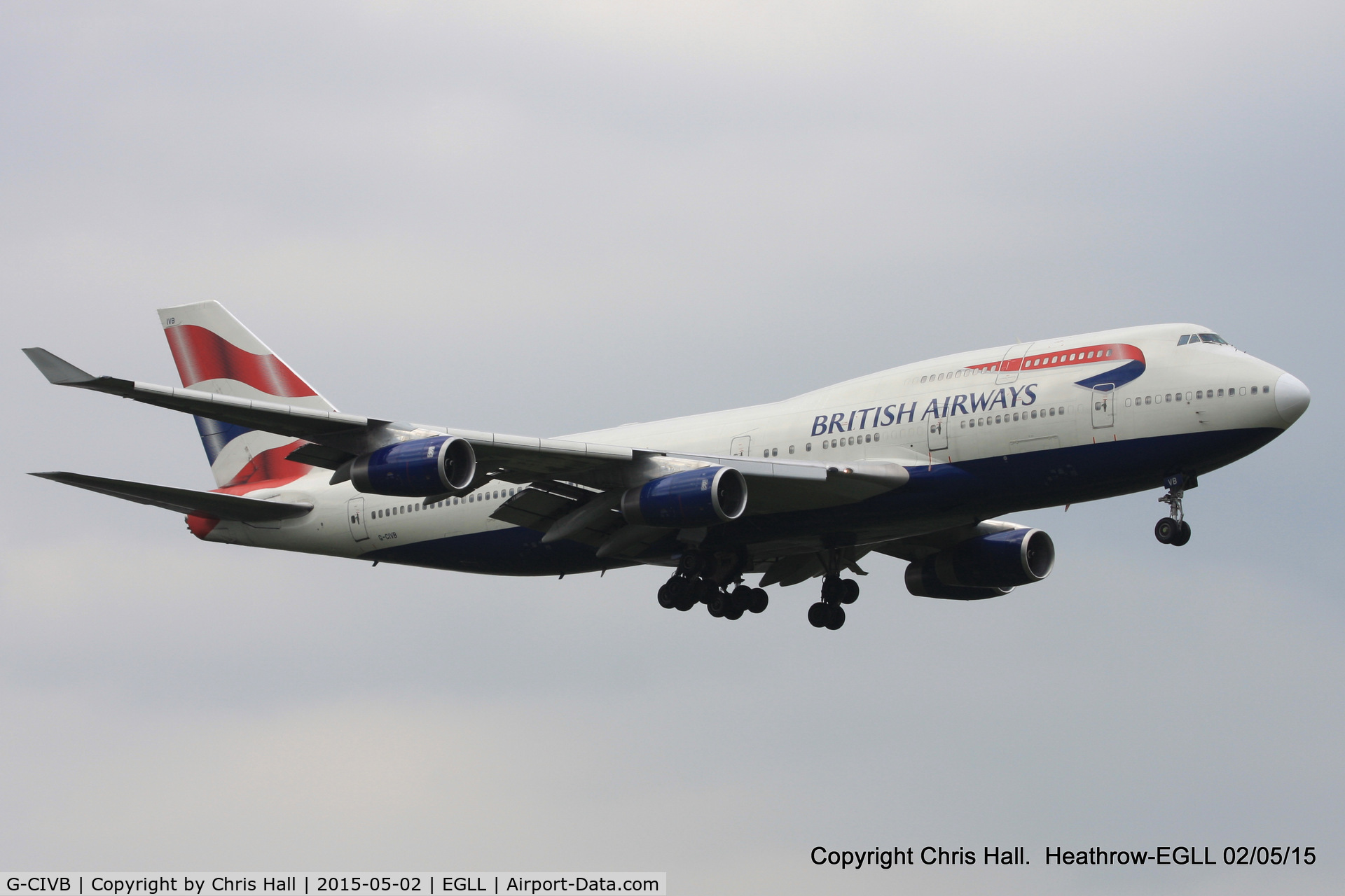 G-CIVB, 1994 Boeing 747-436 C/N 25811, British Airways