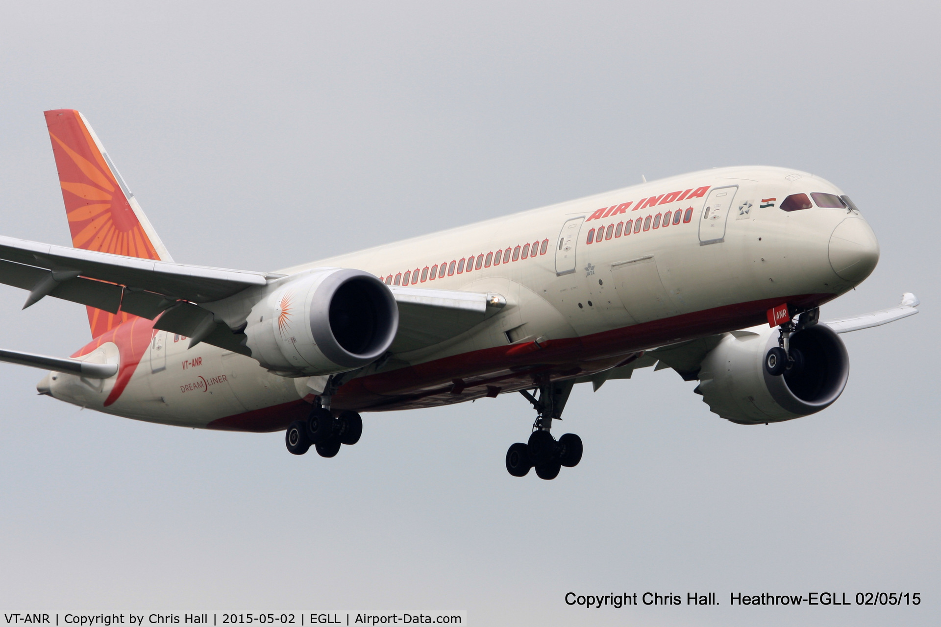 VT-ANR, 2014 Boeing 787-8 Dreamliner C/N 36289, Air India