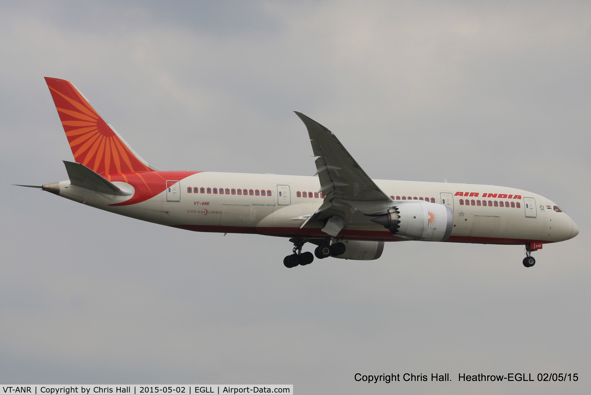 VT-ANR, 2014 Boeing 787-8 Dreamliner C/N 36289, Air India
