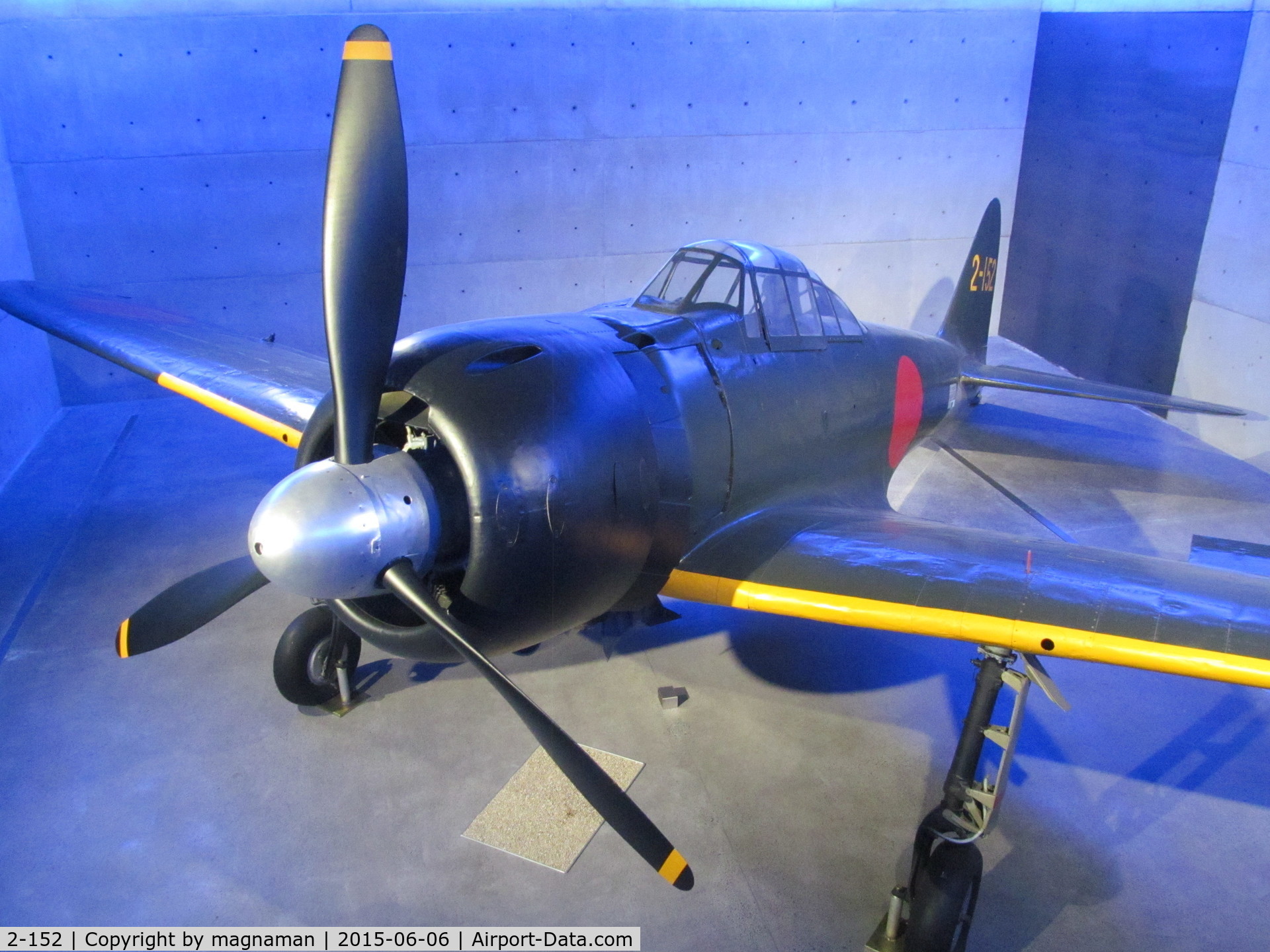 2-152, Mitsubishi A6M3 Zero C/N 3844, AKL museum