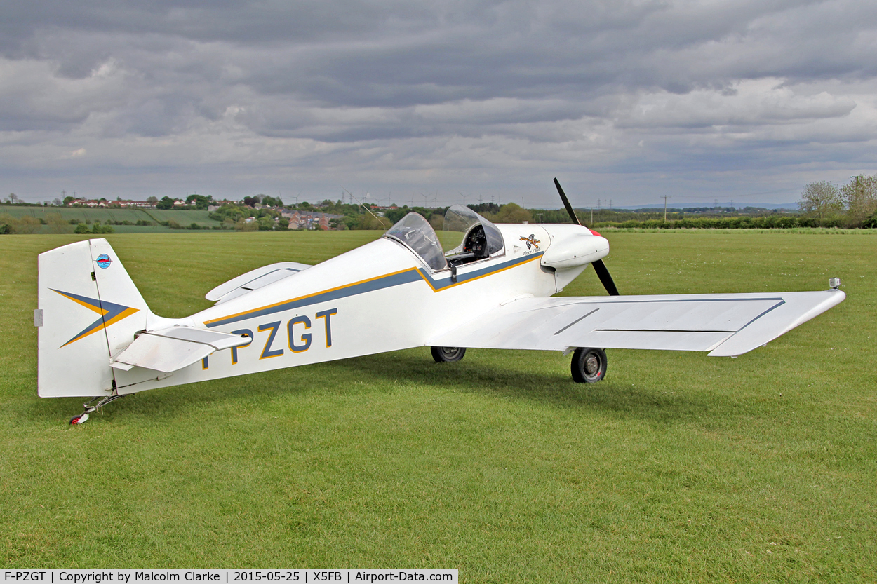 F-PZGT, Giraudet DG.01 Loriot C/N 01, Giraudet DG.01 Loriot, a visitor from France to Fishburn Airfield, May 25th 2015.