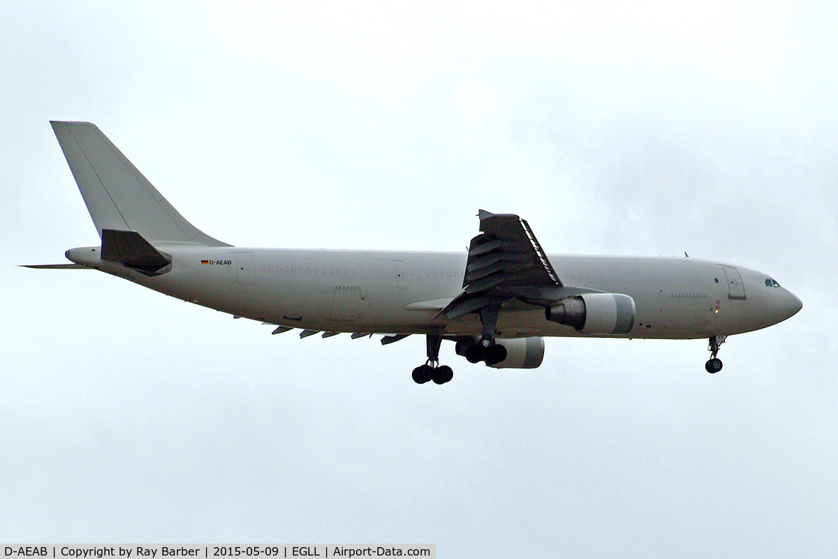 D-AEAB, 2006 Airbus A300B4-622R(F) C/N 837, Airbus A300F4-622R [837] (DHL) Home~G 09/05/2015. On approach 27L.