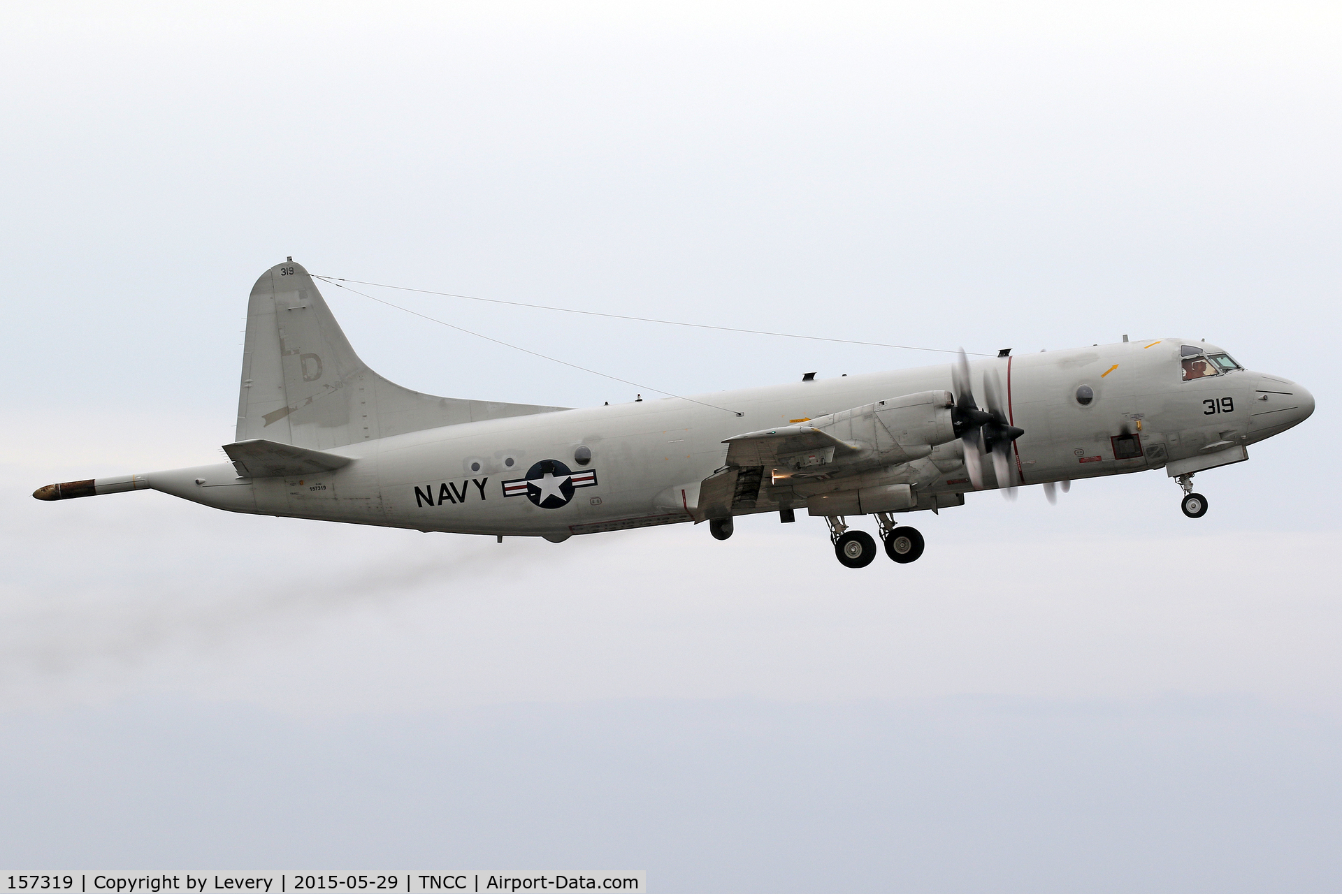 157319, Lockheed P-3C Orion C/N 285A-5534, Heading home, training finished.