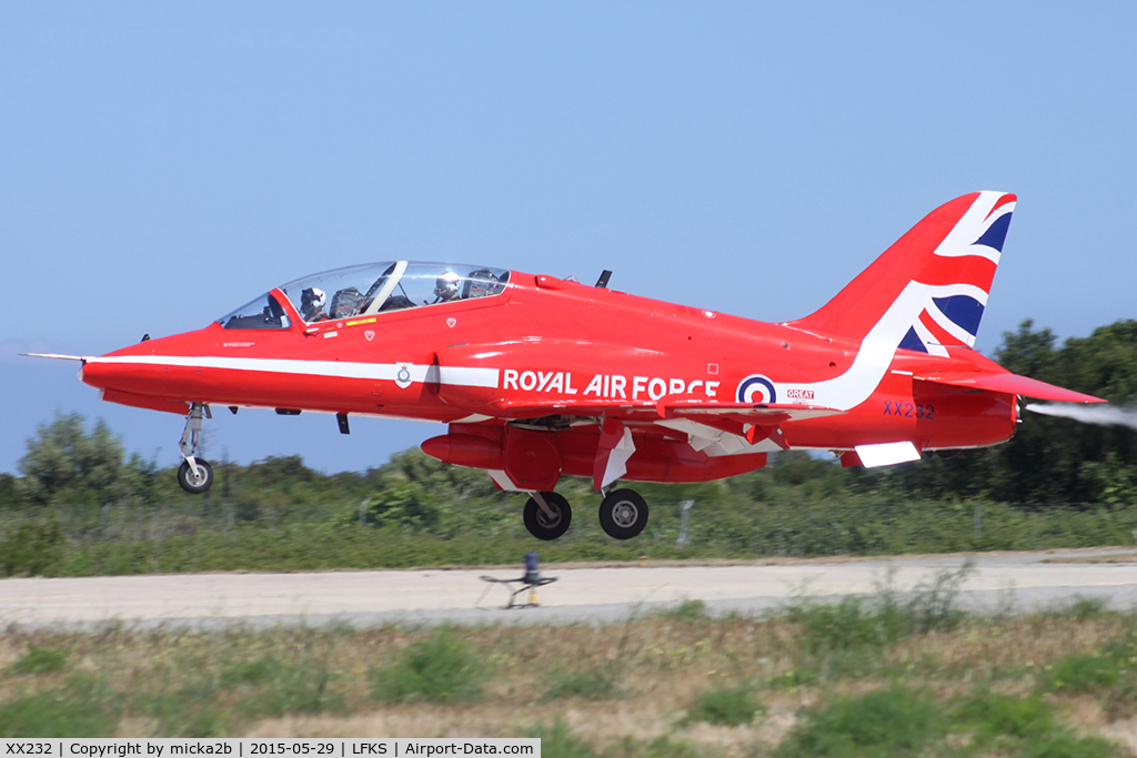 XX232, 1978 Hawker Siddeley Hawk T.1 C/N 068/312068, Landing