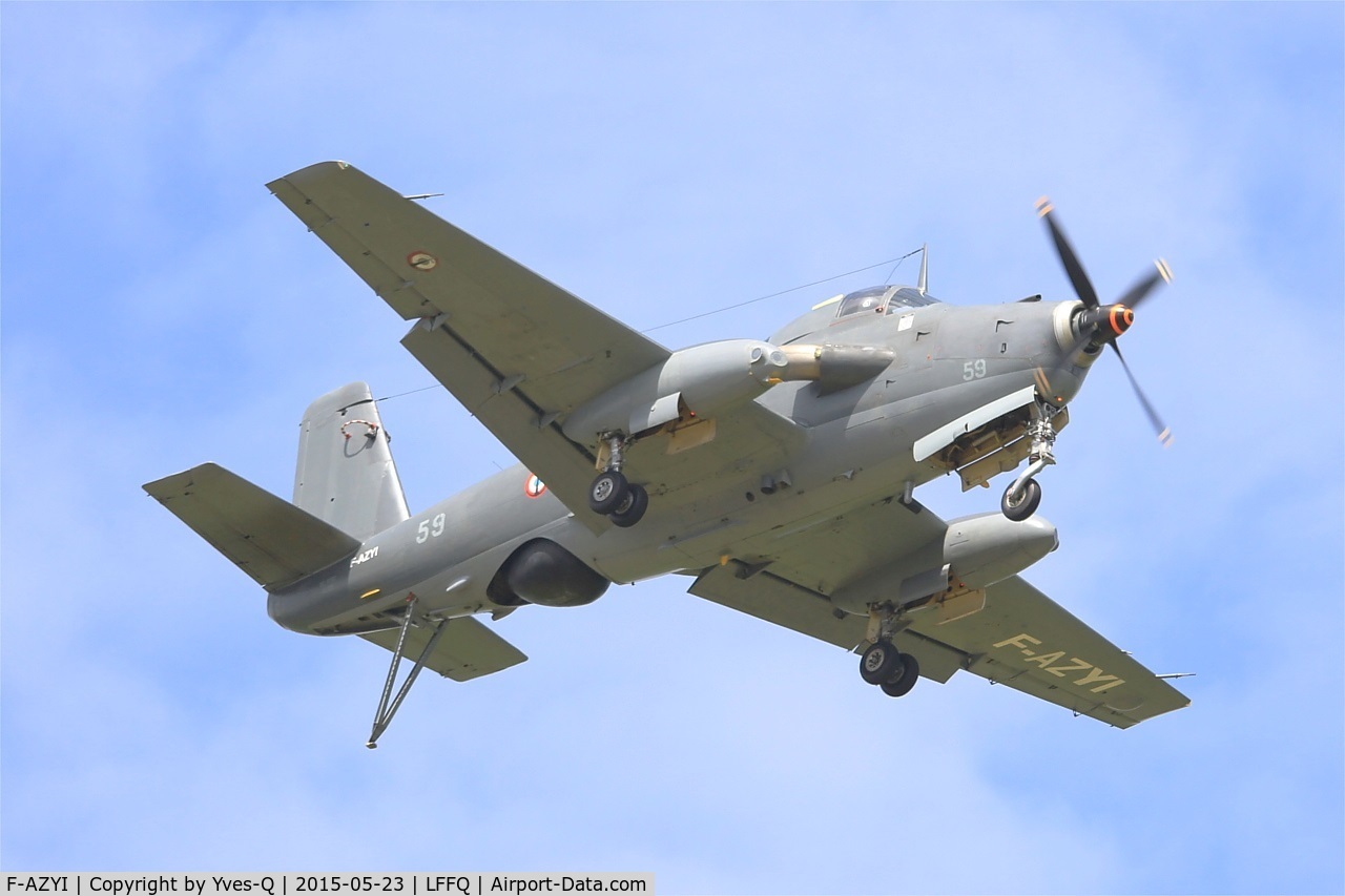 F-AZYI, Breguet Br.1050 Alize C/N 59, Breguet Br.1050 Alize, On display, La Ferté-Alais airfield (LFFQ) Airshow 2015