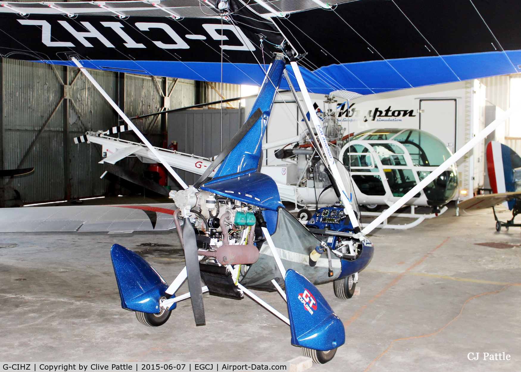 G-CIHZ, 2014 P&M Aviation Quik GTR C/N 8669, Hangared at Sherburn EGCJ